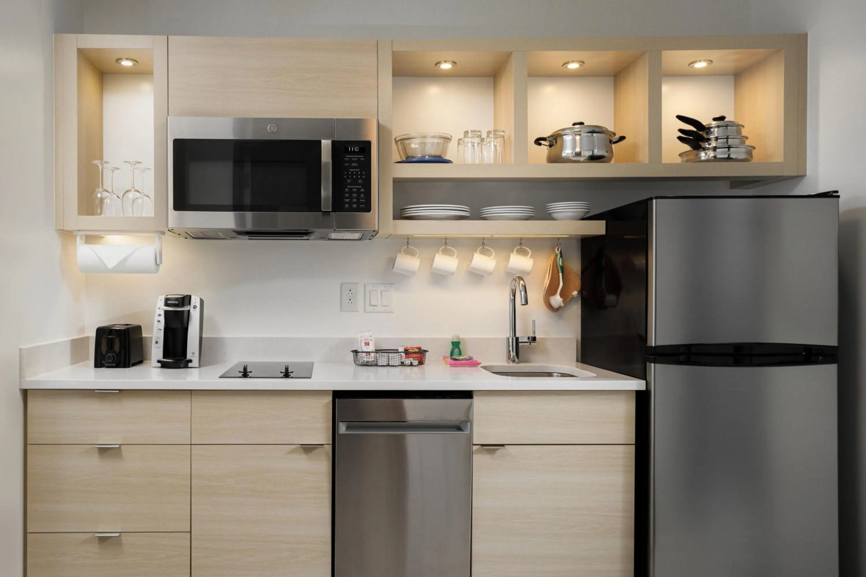 Kitchen or kitchenette in TownePlace Suites by Marriott Chattanooga South, East Ridge