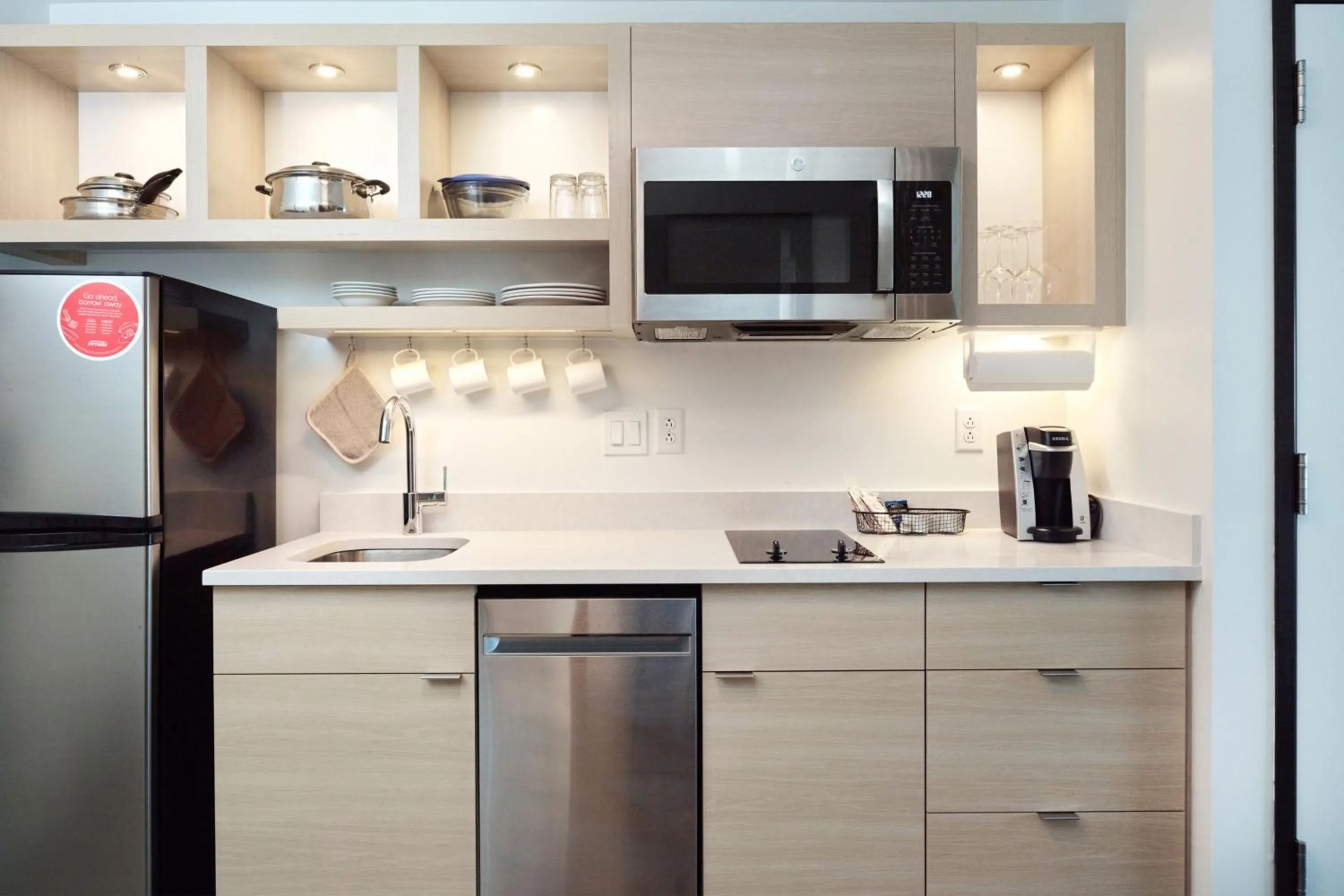 Kitchen or kitchenette in TownePlace Suites by Marriott Chattanooga South, East Ridge