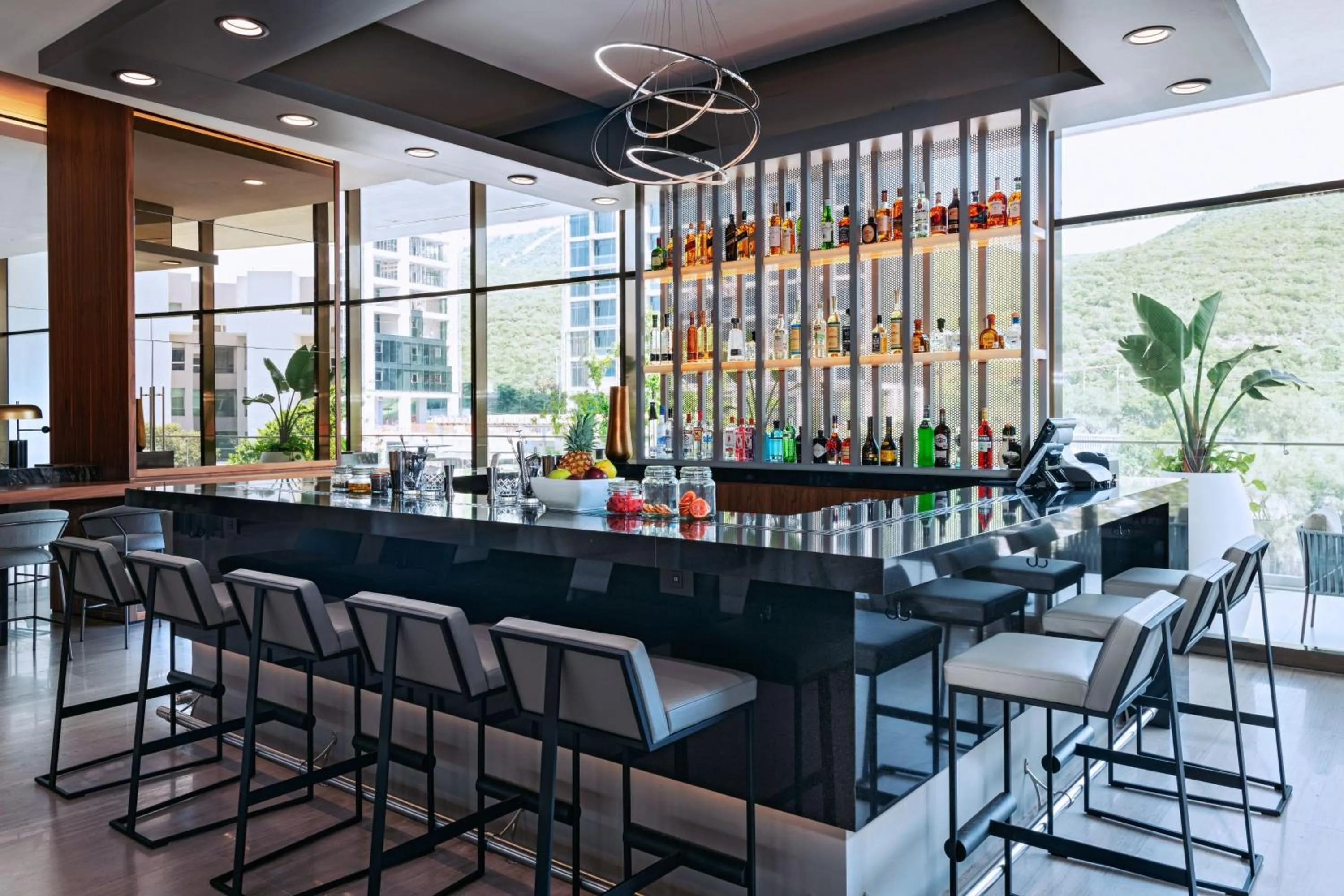Lounge or bar in AC Hotel by Marriott Monterrey Valle