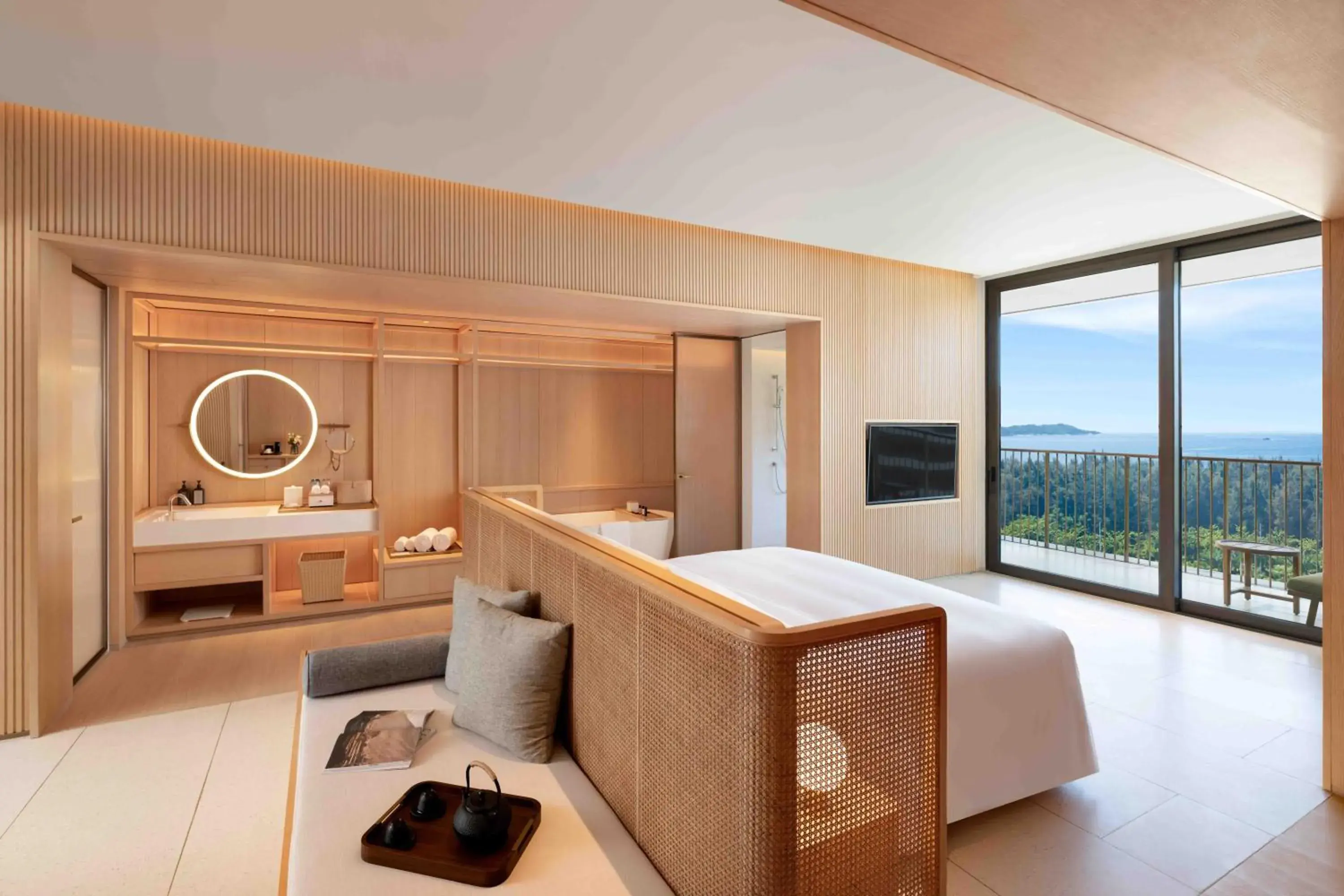 Bedroom, Bed in The Taikang Sanya, a Tribute Portfolio Resort Bedroom, Bed in The Taikang Sanya, a Tribute Portfolio Resort