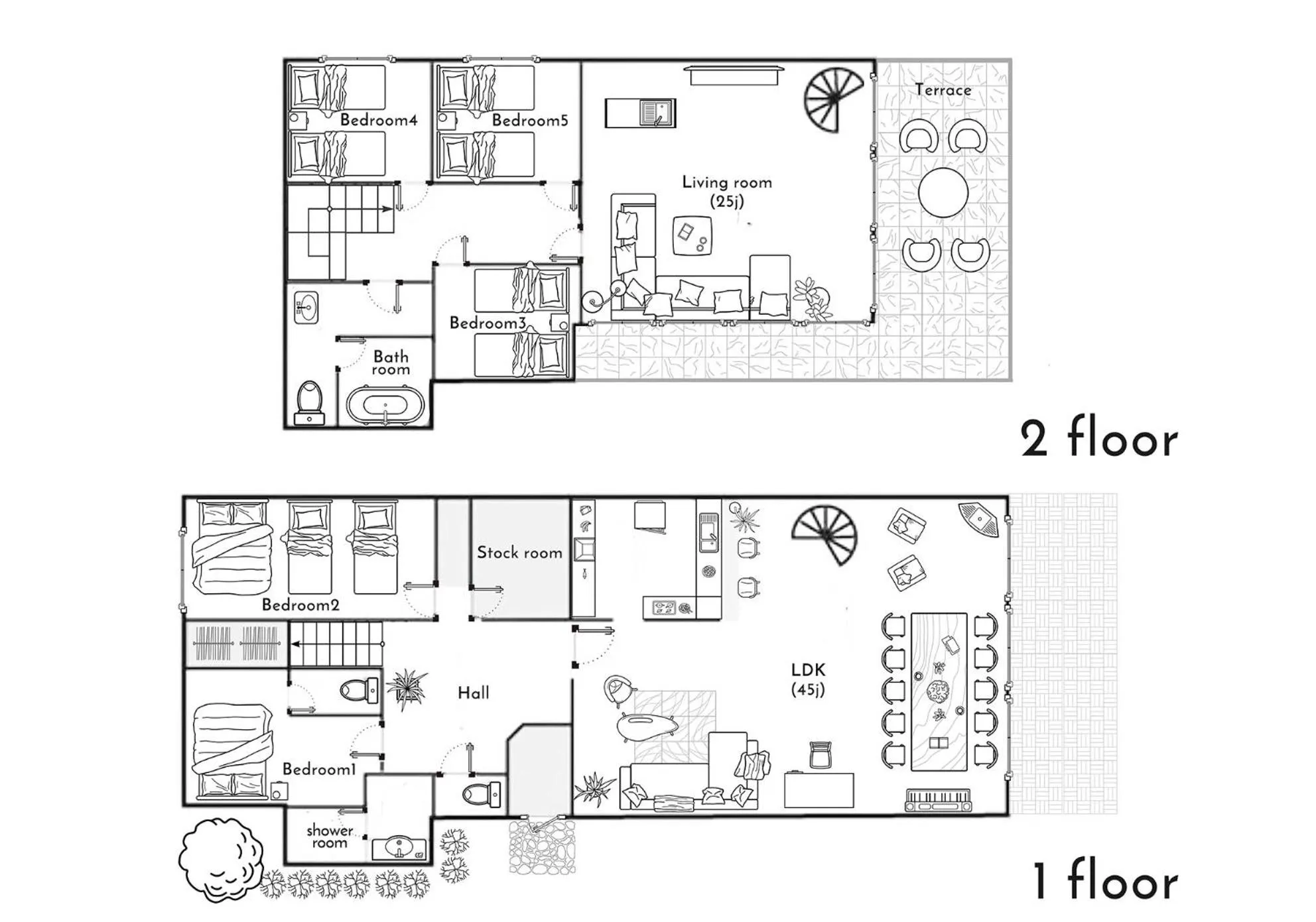 Floor plan in UMIBE IseShima