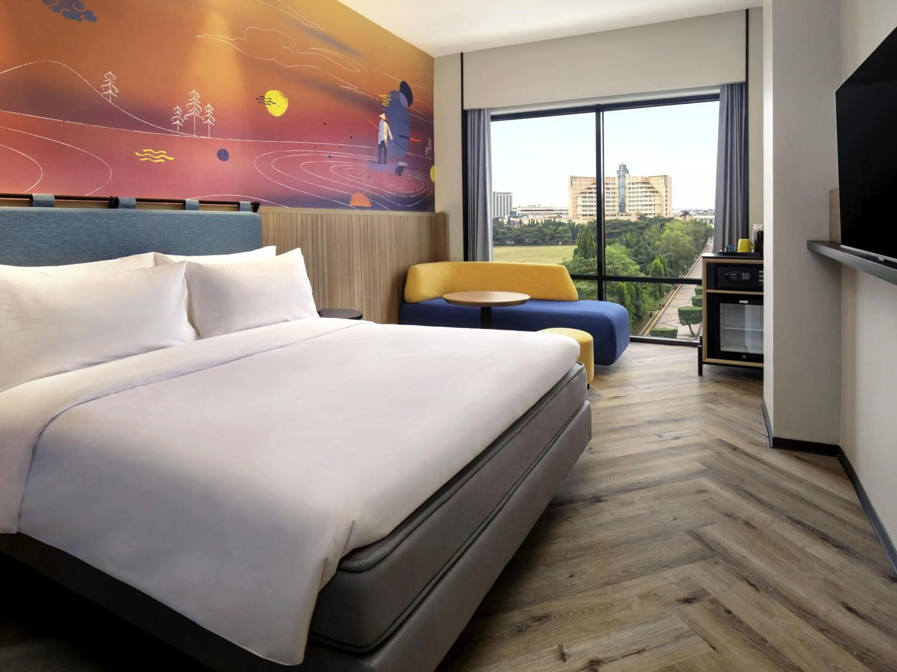 Bedroom, Bed in ibis Styles Semarang Simpang Lima