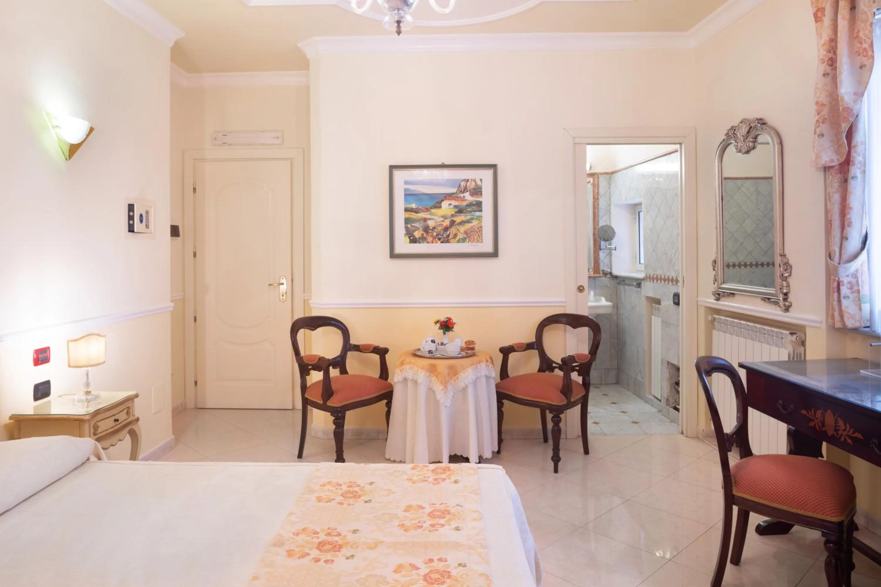 Garden view, Bed in Hotel Trinacria