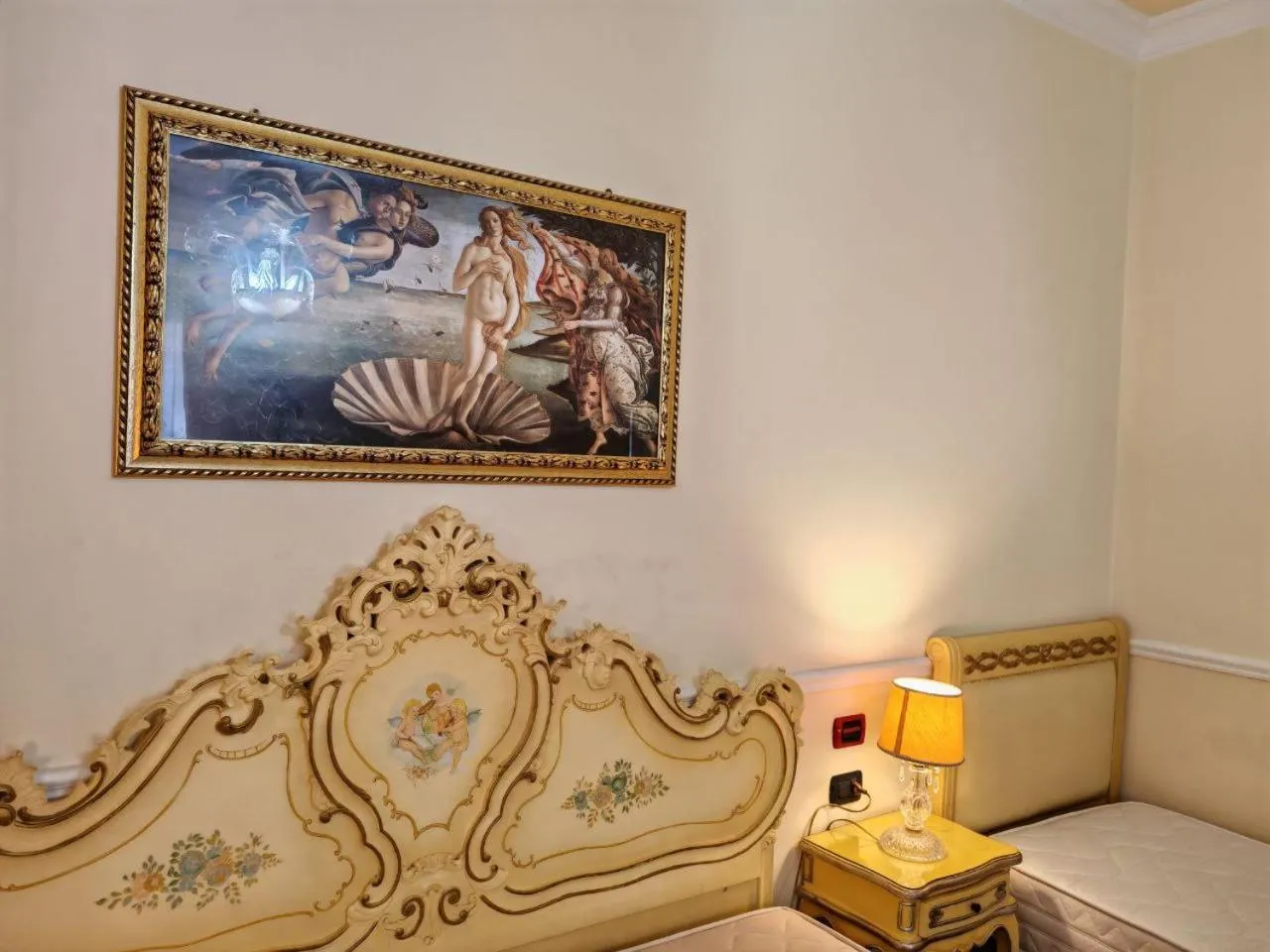 Bed in Hotel Trinacria