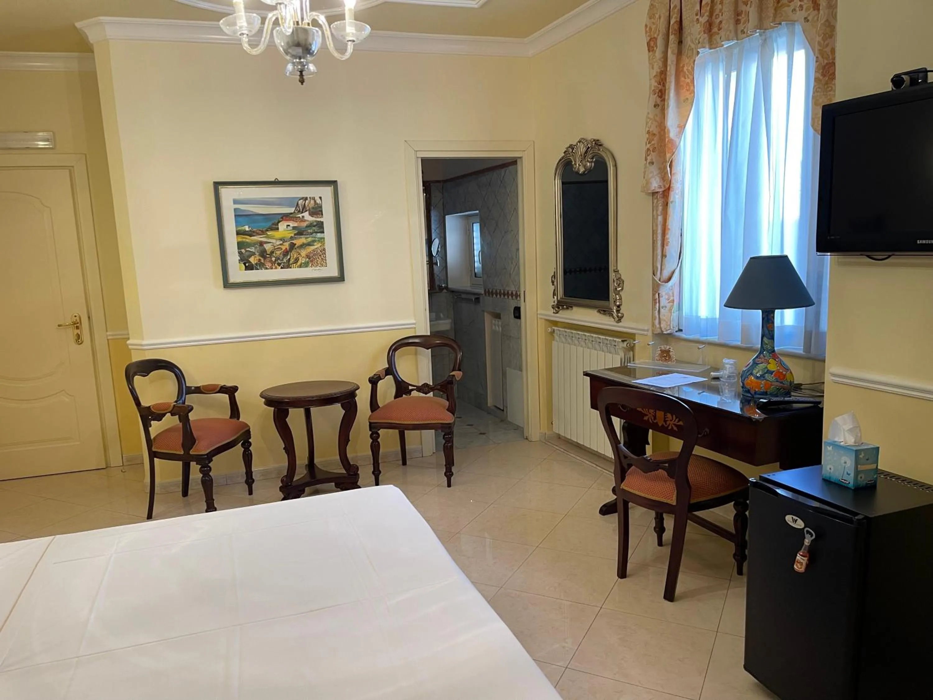 Bed in Hotel Trinacria