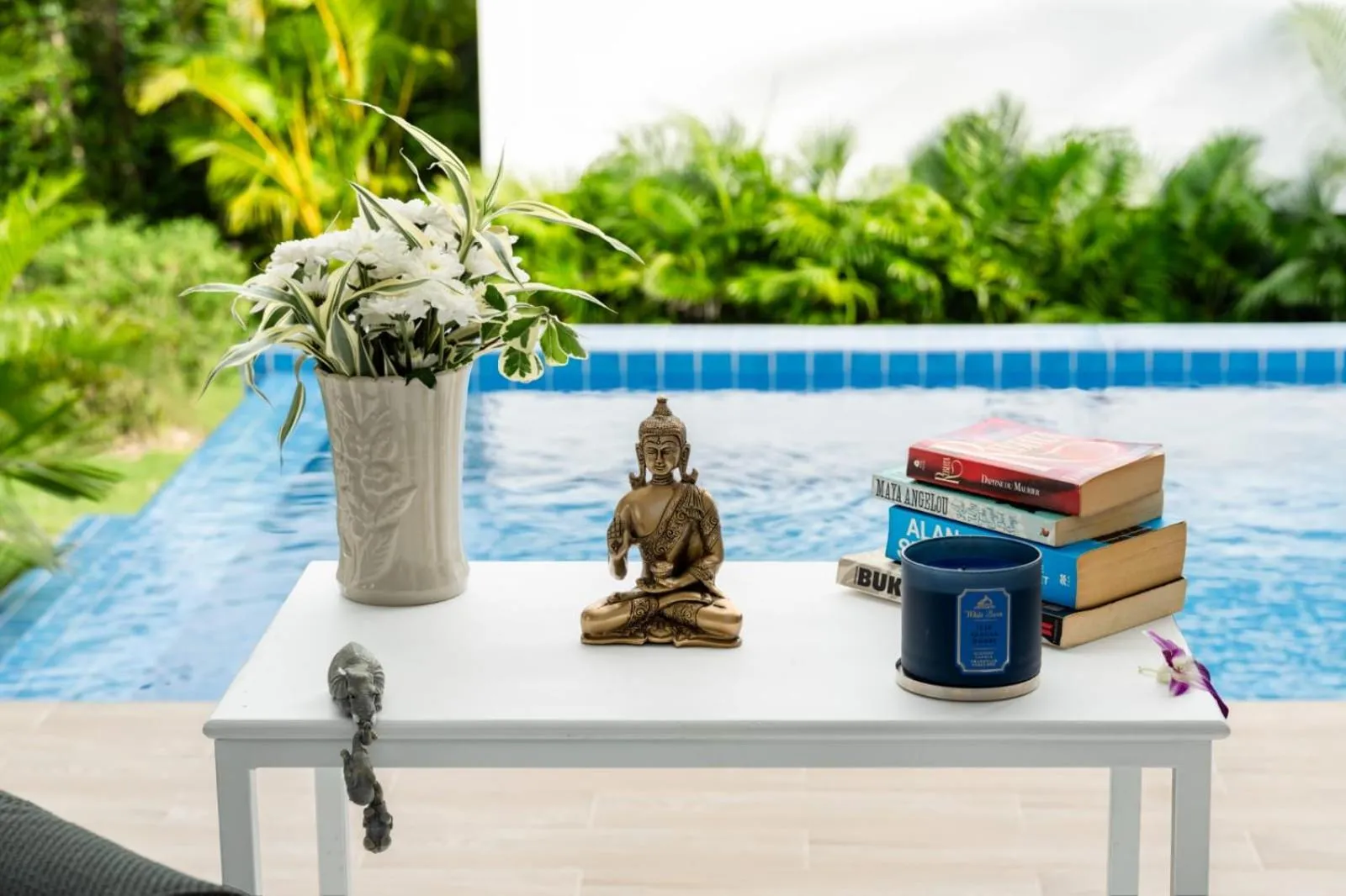 Pool view in Bougain Villas