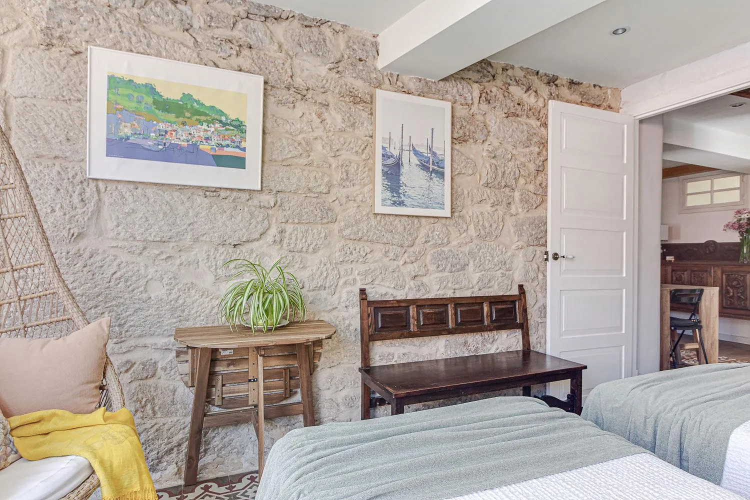 Bedroom, Bed in Casa del ancla 2º