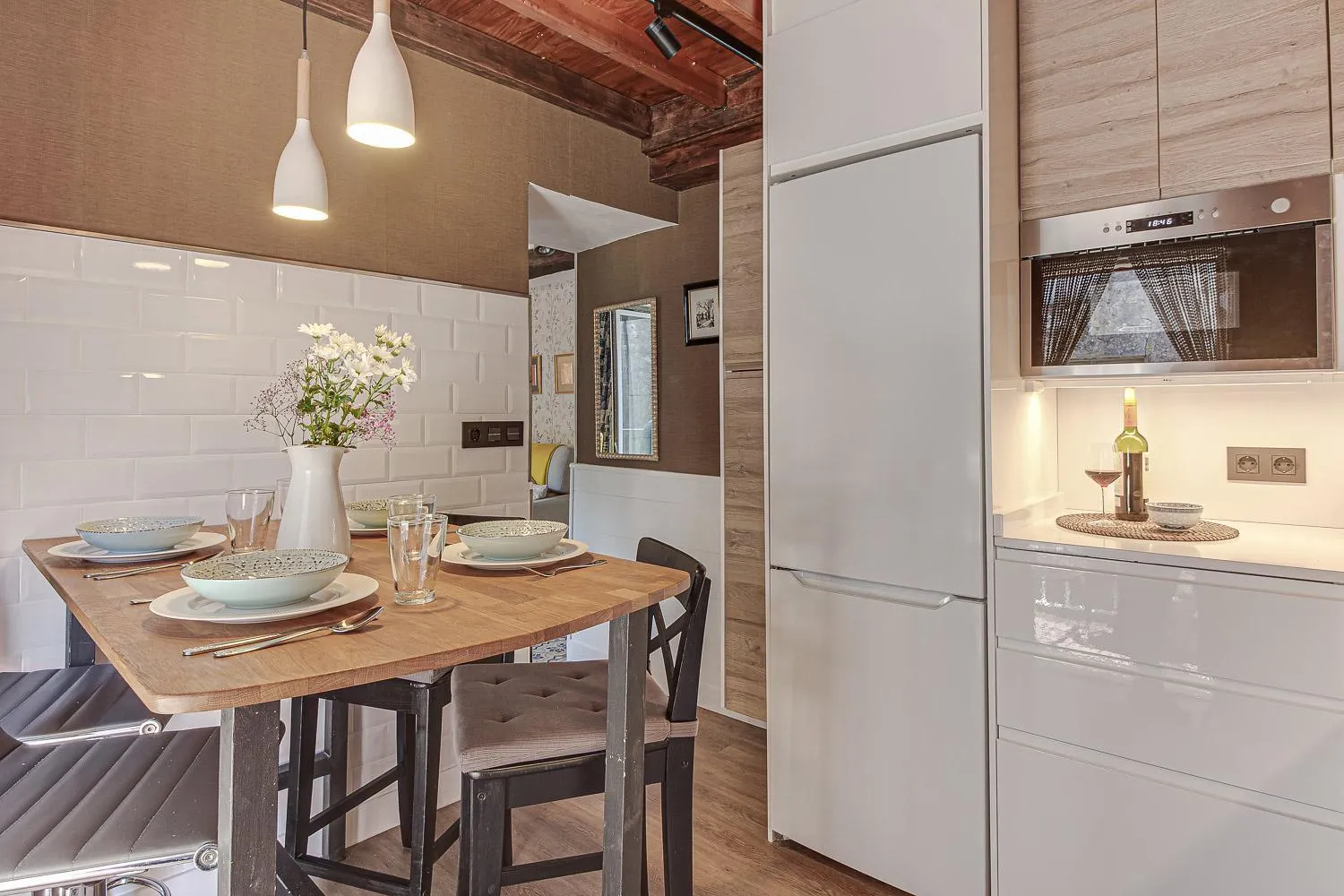 Kitchen or kitchenette in Casa del ancla 2º