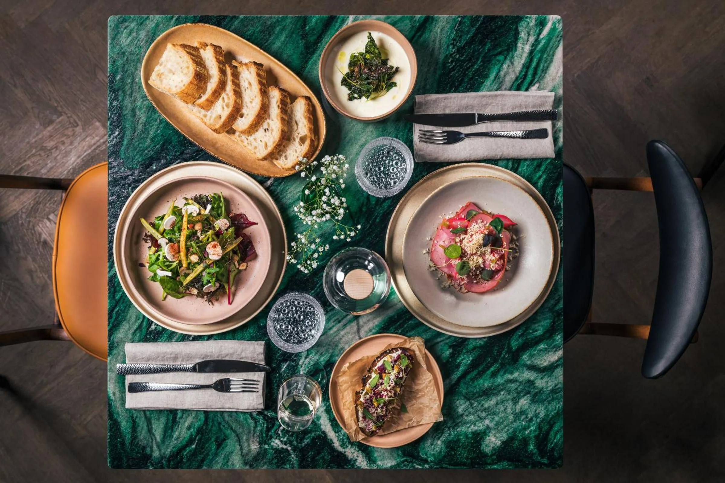 Food and drinks in The Comodo Bad Gastein, a Member of Design Hotels