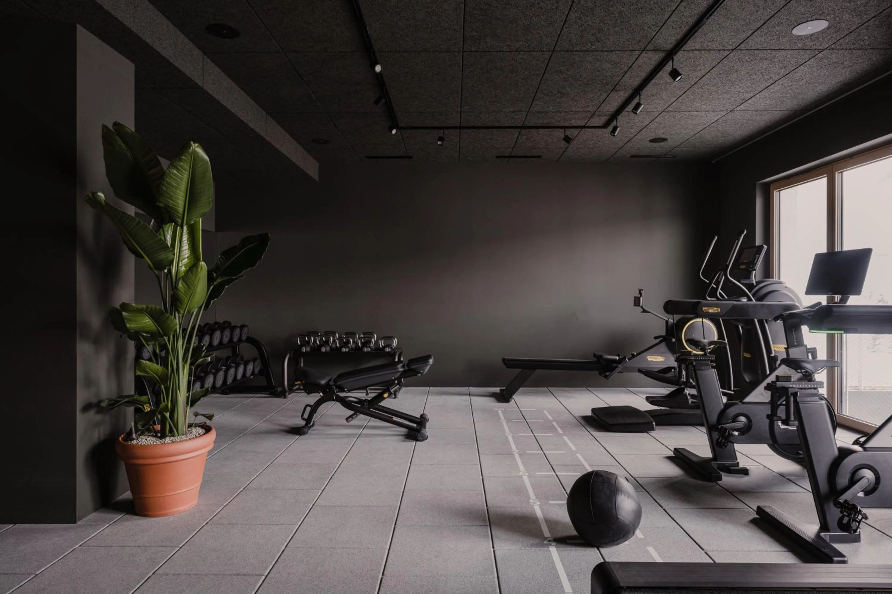 Fitness centre/facilities in The Comodo Bad Gastein, a Member of Design Hotels