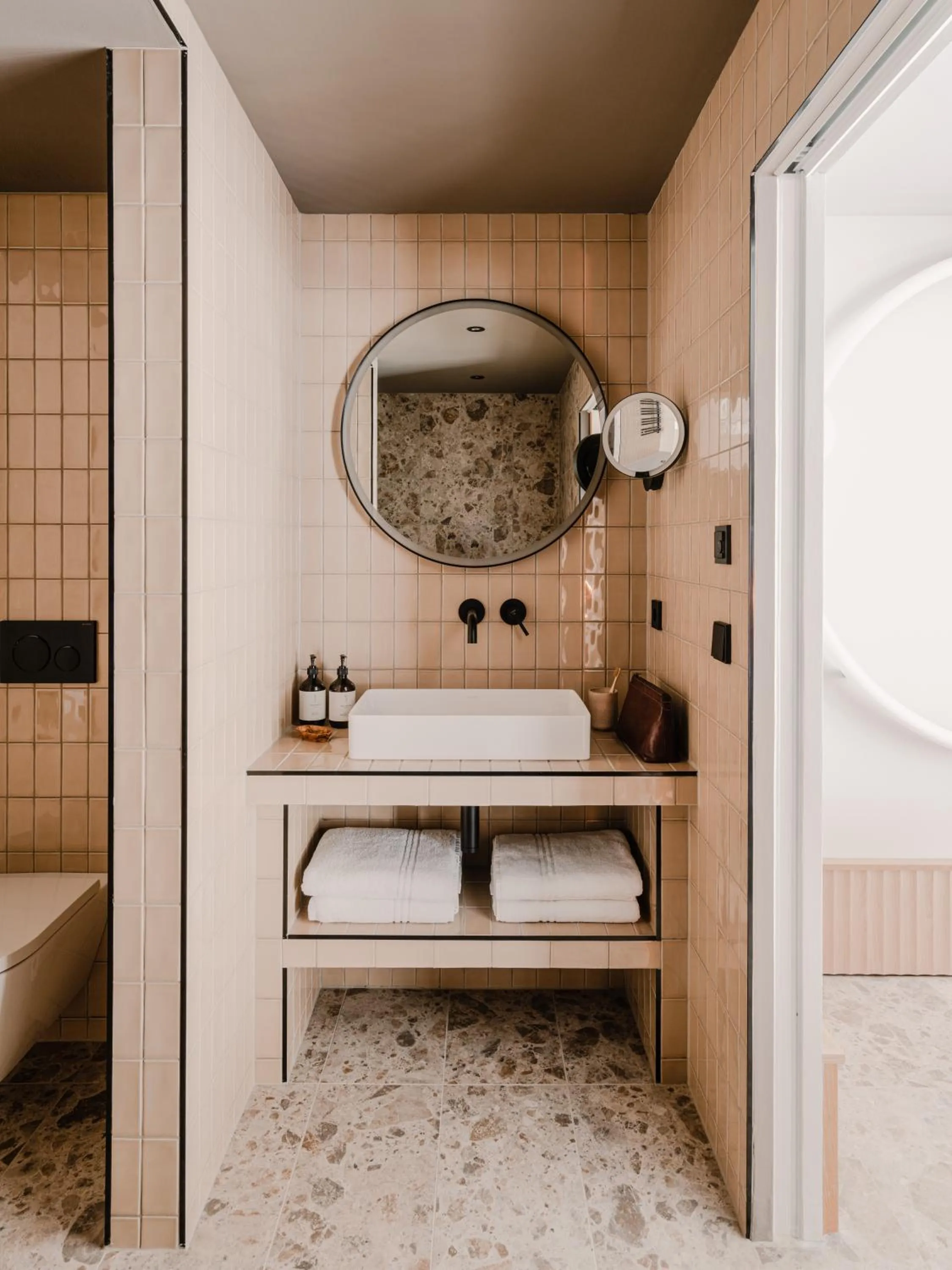 Bathroom in The Comodo Bad Gastein, a Member of Design Hotels