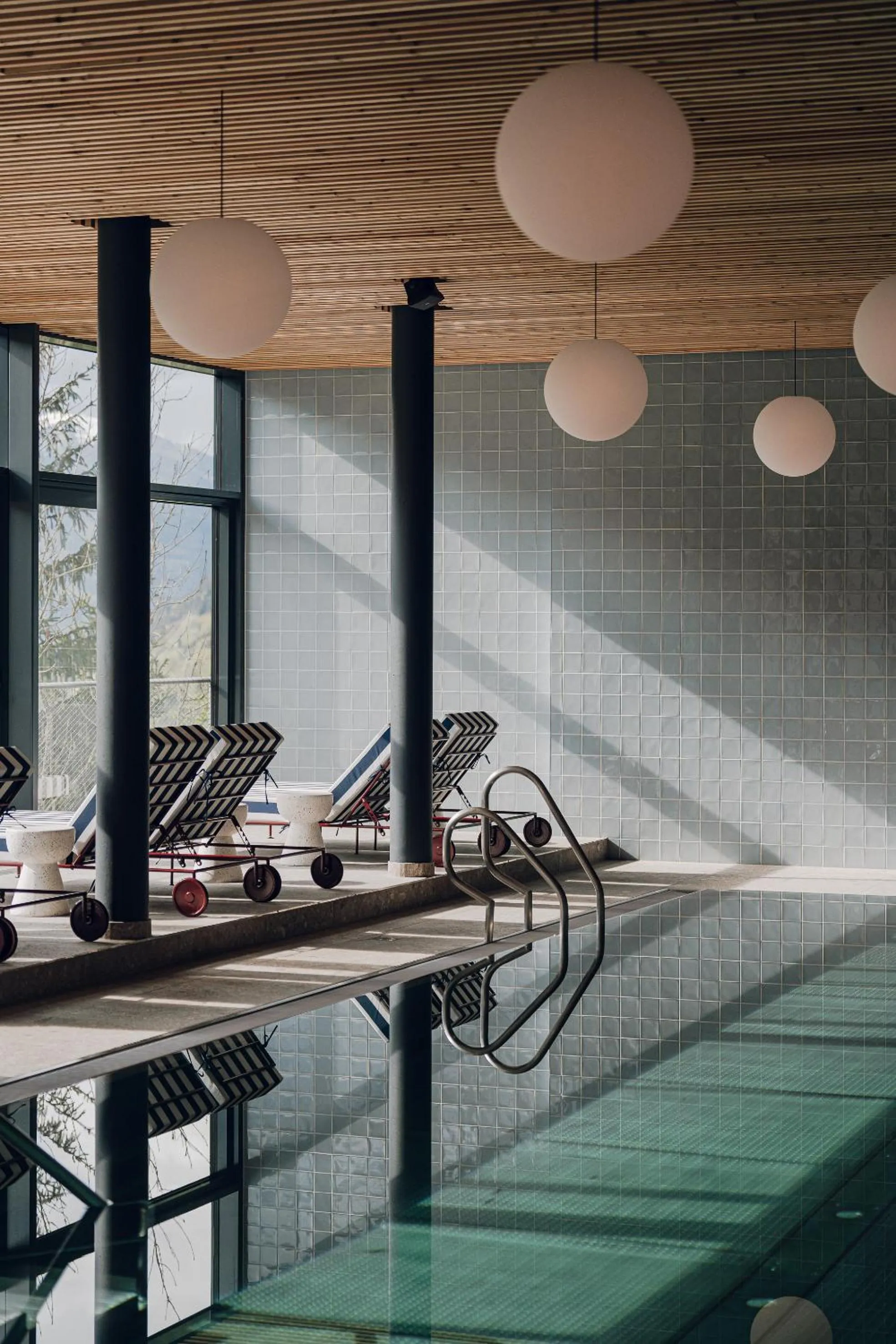 Swimming pool in The Comodo Bad Gastein, a Member of Design Hotels