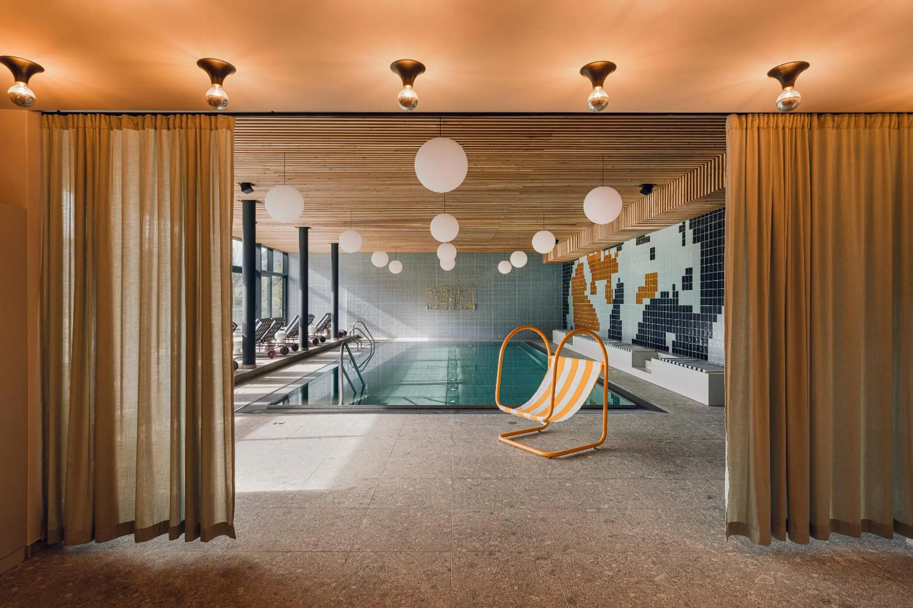 Swimming pool in The Comodo Bad Gastein, a Member of Design Hotels Swimming pool in The Comodo Bad Gastein, a Member of Design Hotels