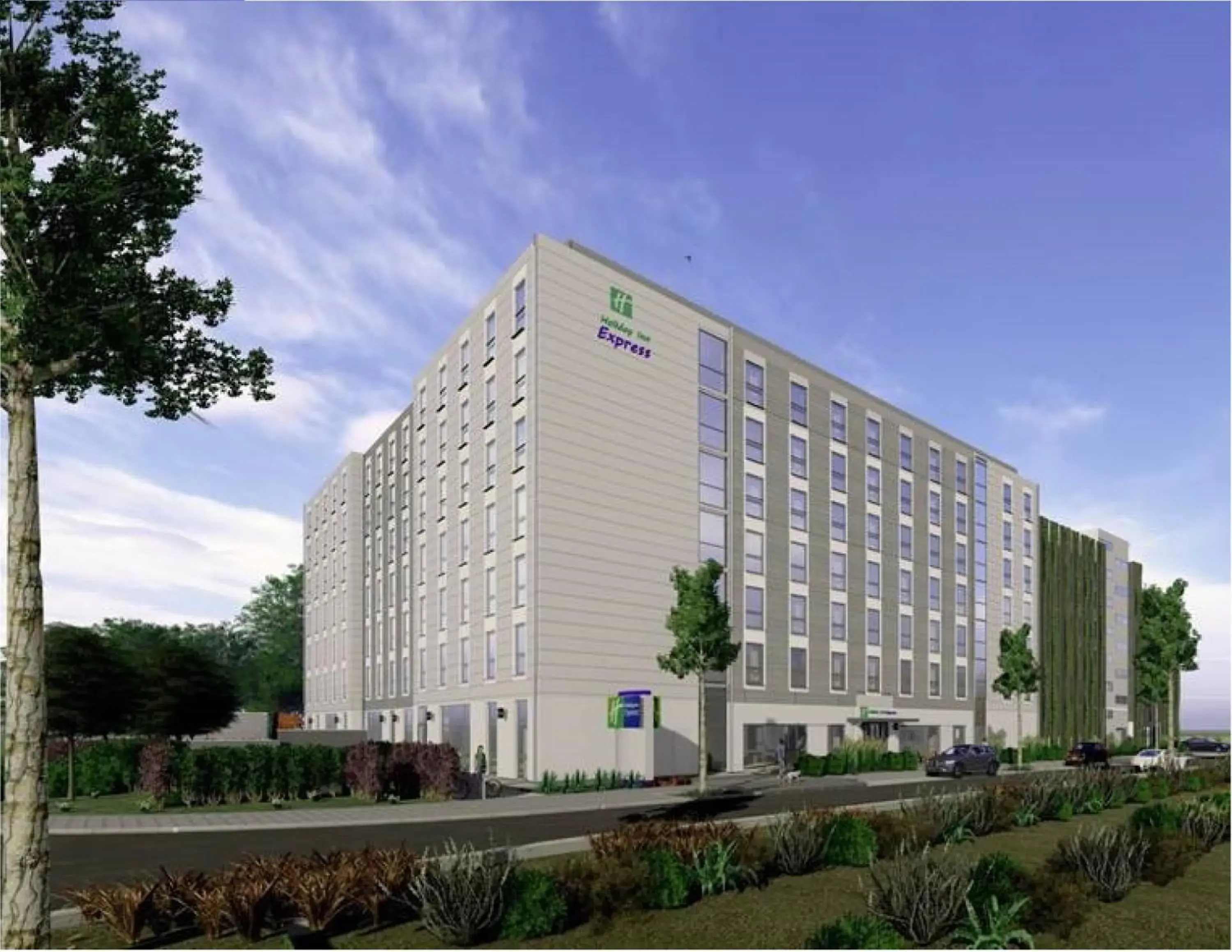 Property building in Holiday Inn Express - Düsseldorf Airport Property building in Holiday Inn Express - Düsseldorf Airport