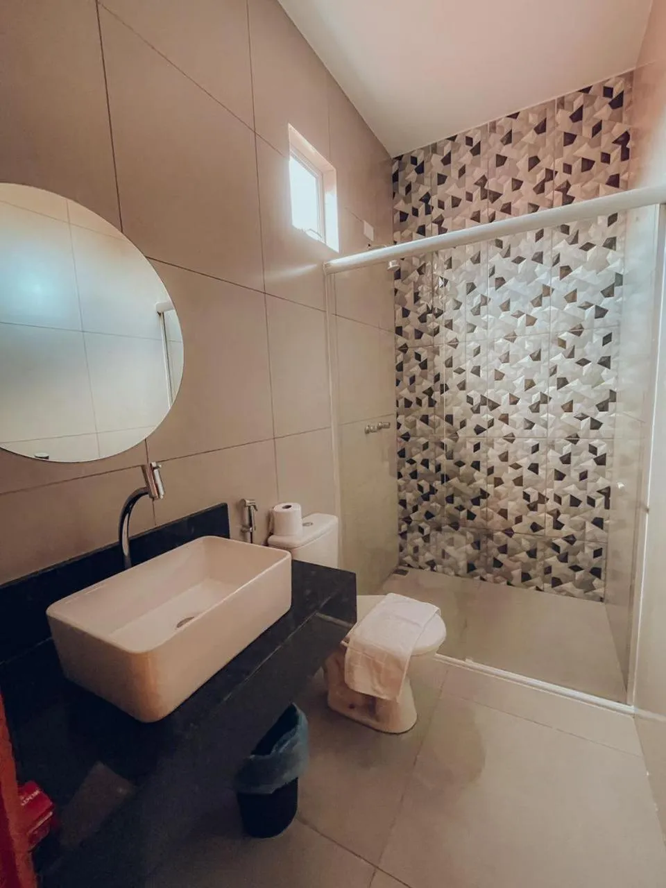 Shower in POUSADA OBAH VILLAGE