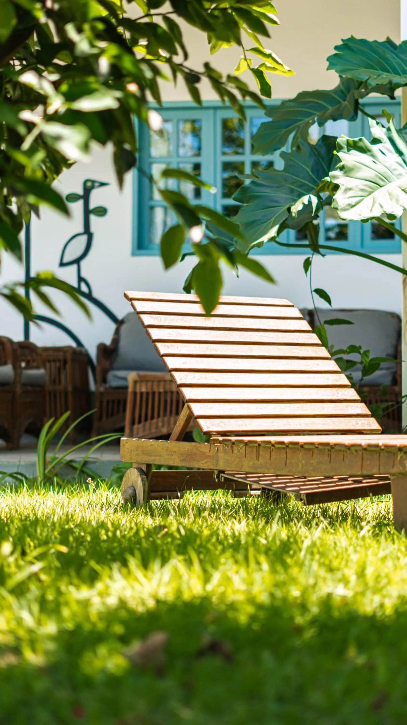 Garden view in Casa Azul Maragogi