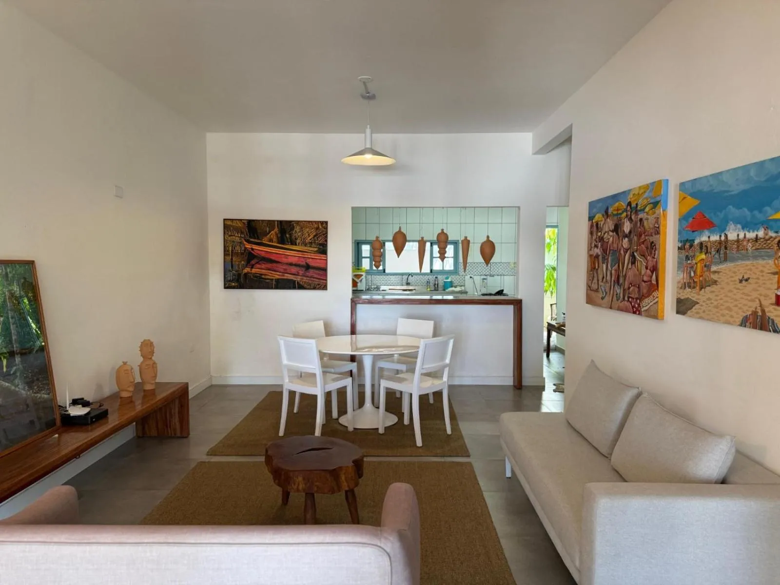 Living room in Casa Azul Maragogi