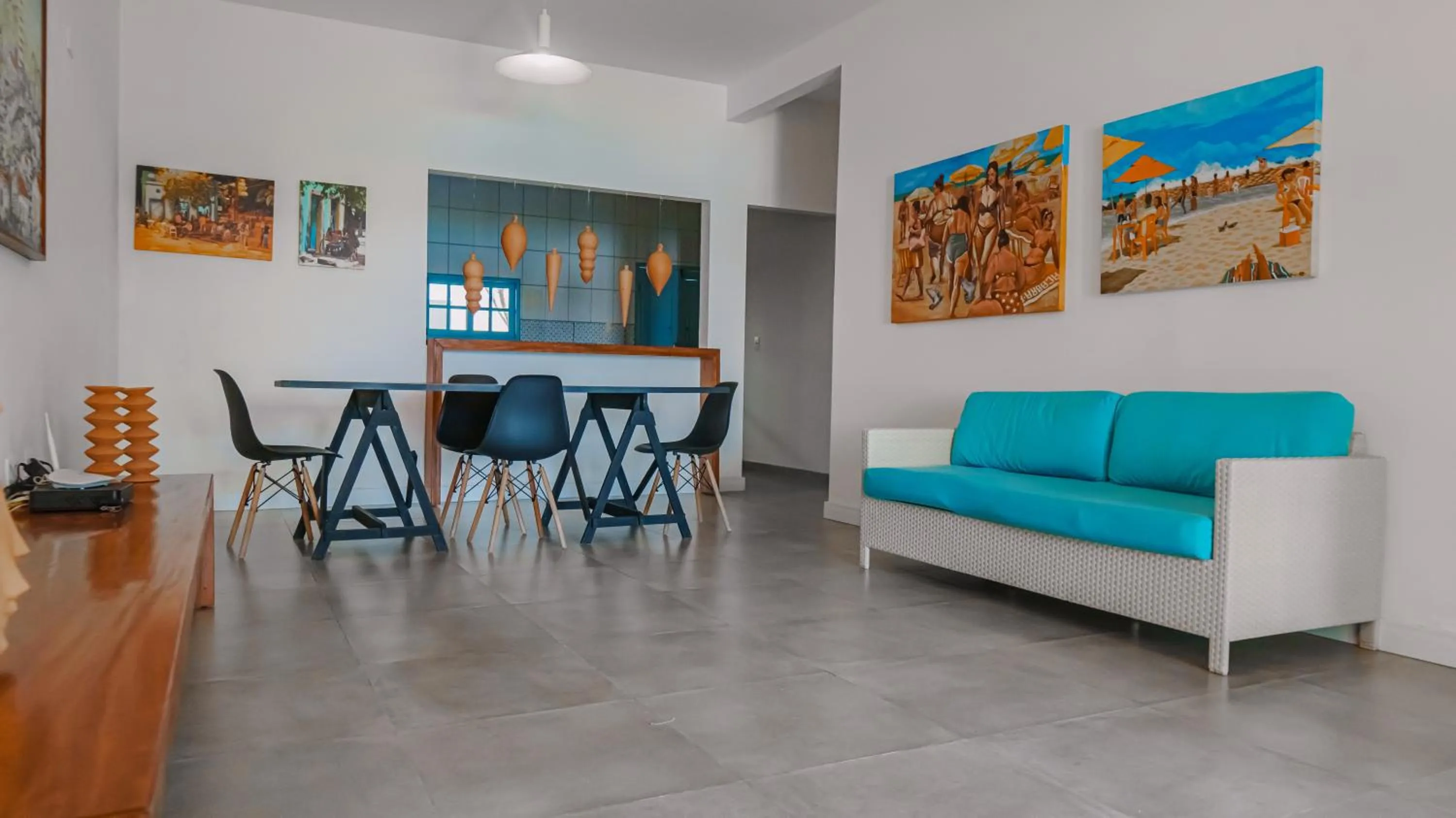 Living room in Casa Azul Maragogi