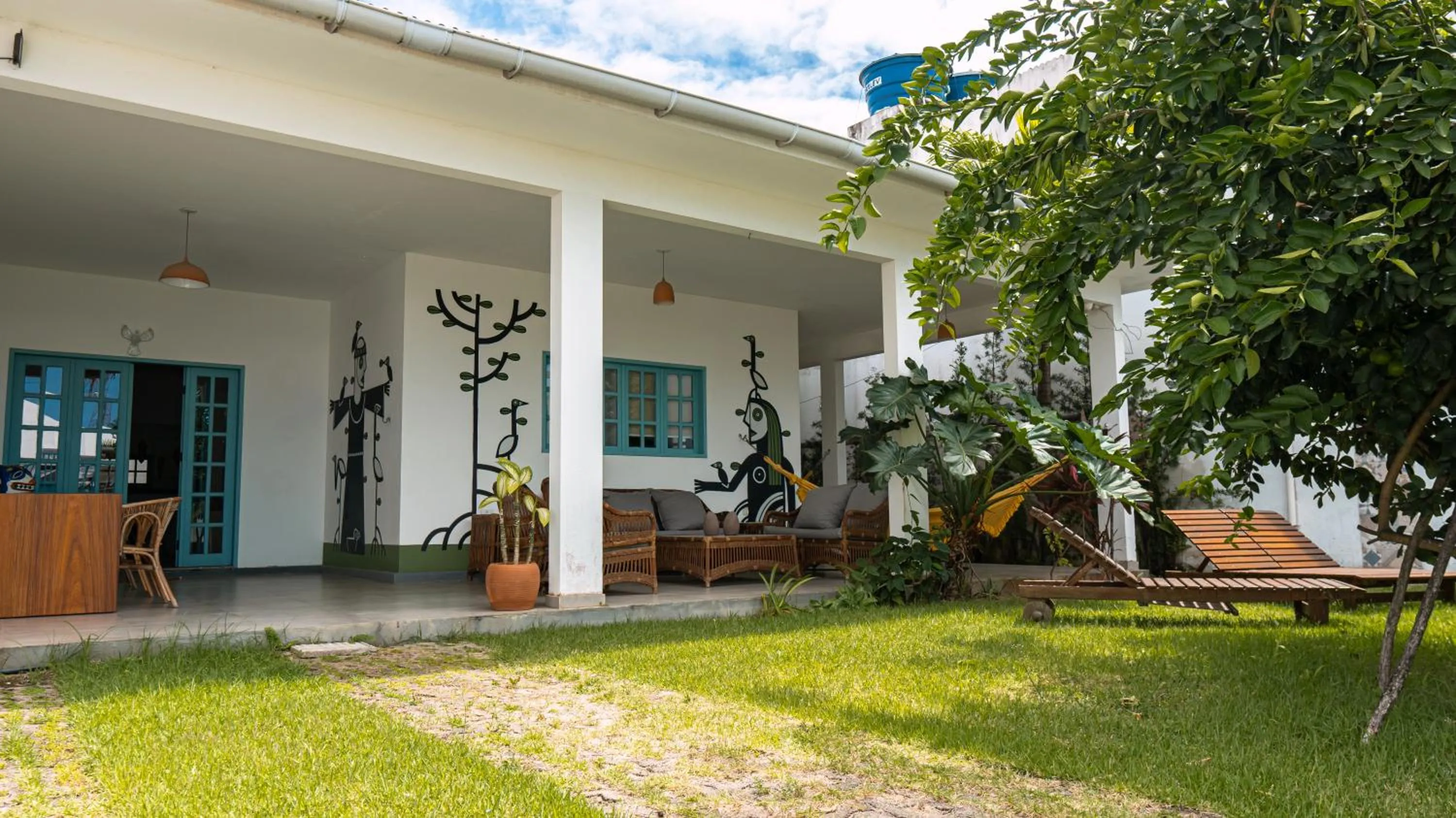 Garden view in Casa Azul Maragogi