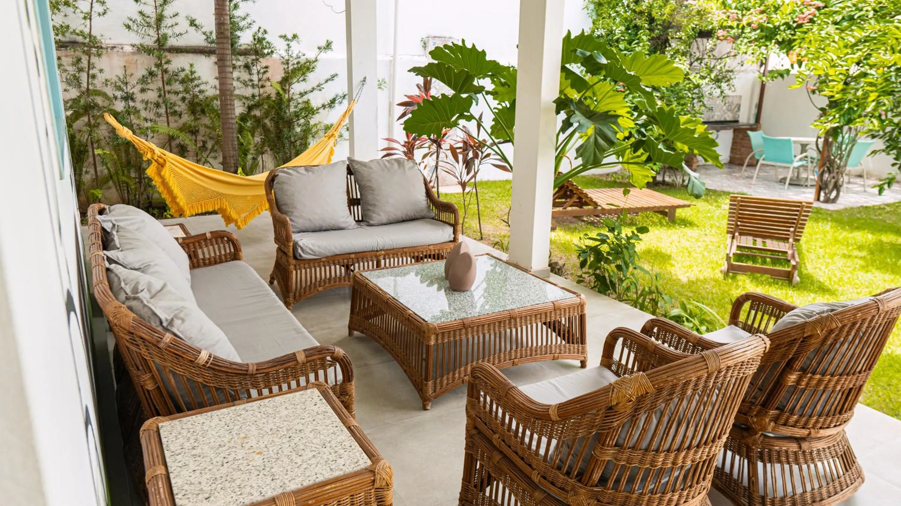 Patio in Casa Azul Maragogi