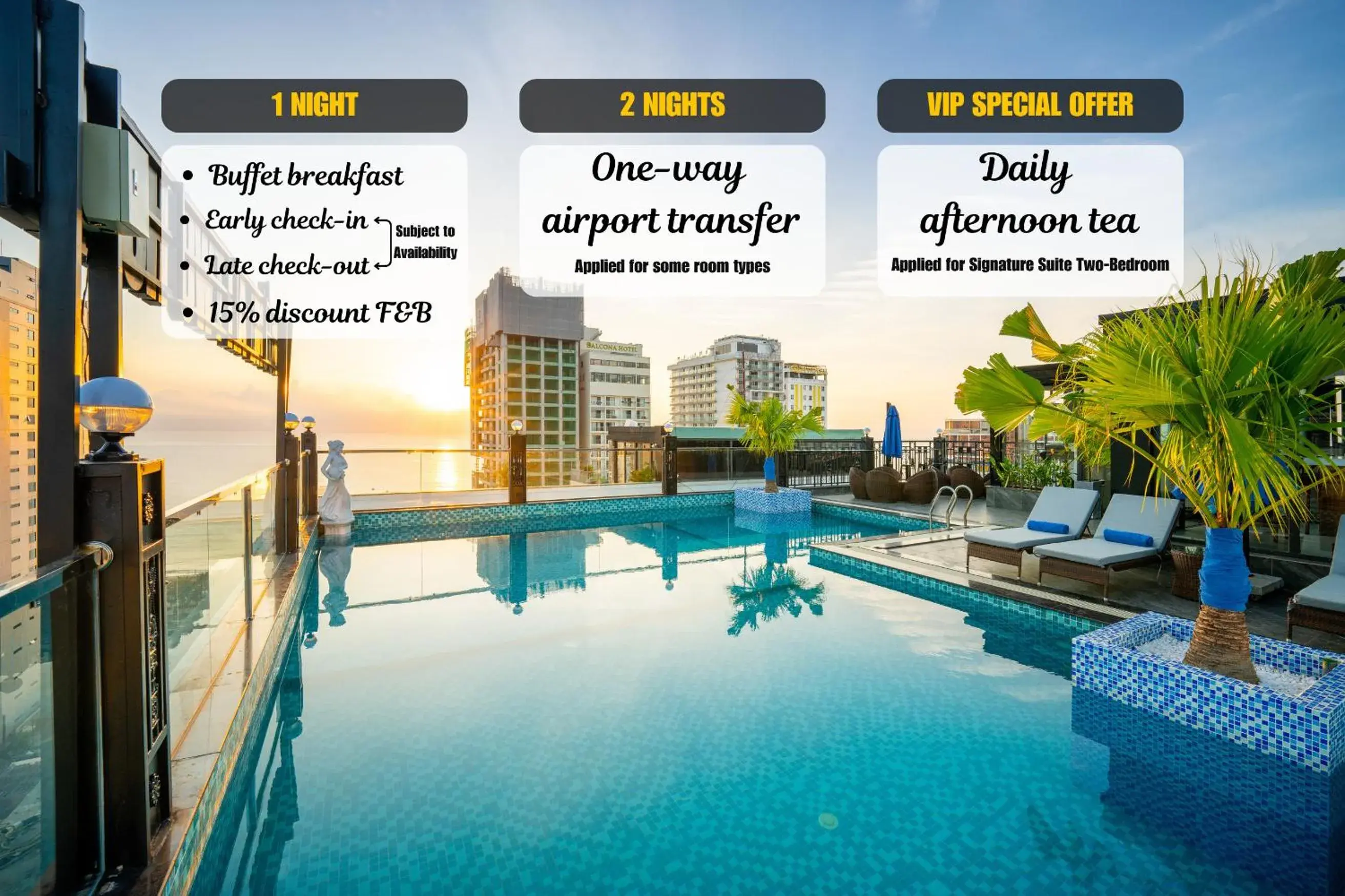 Swimming pool in The Sail Hotel - My Khe Beach Swimming pool in The Sail Hotel - My Khe Beach