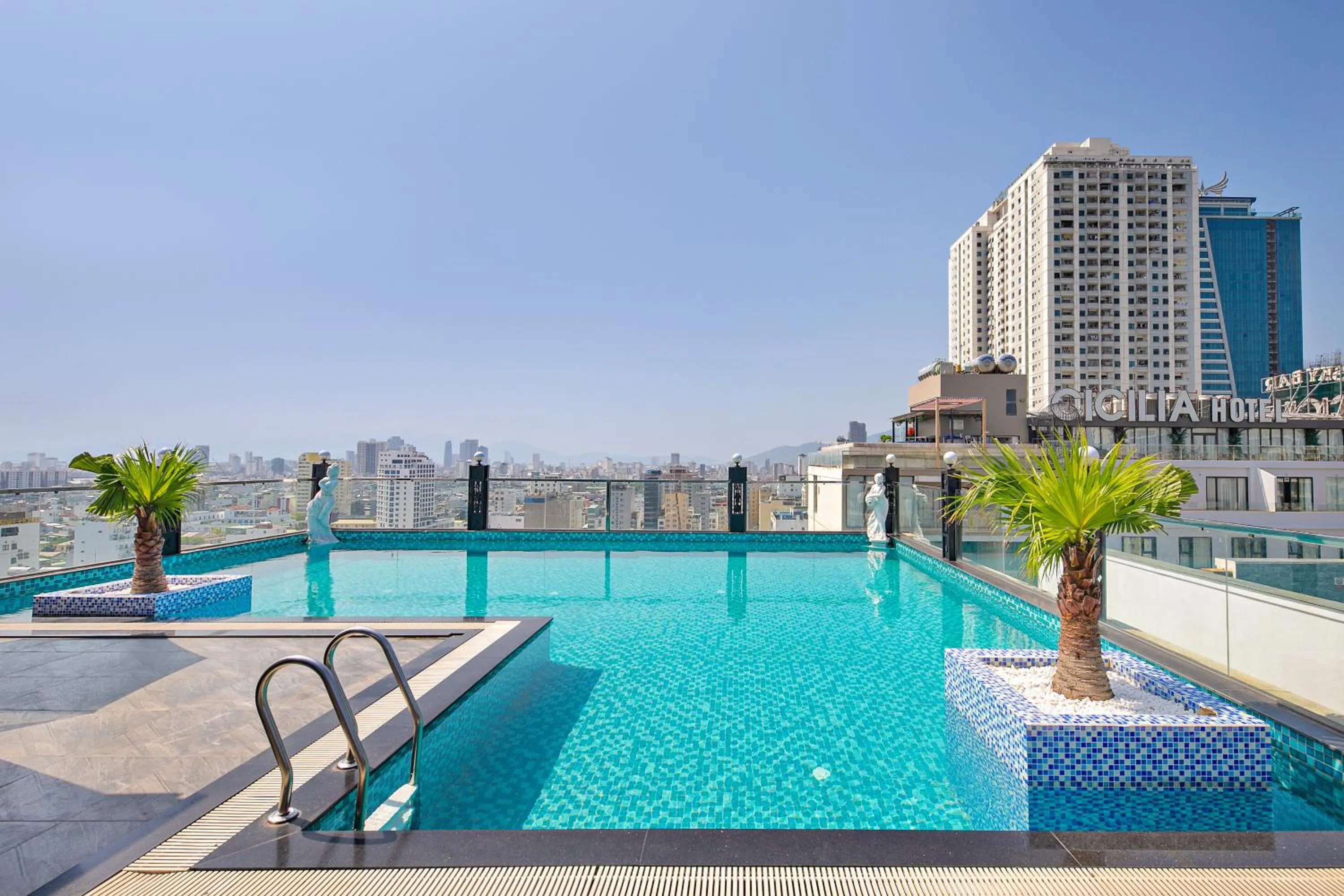 Pool view in The Sail Hotel - My Khe Beach