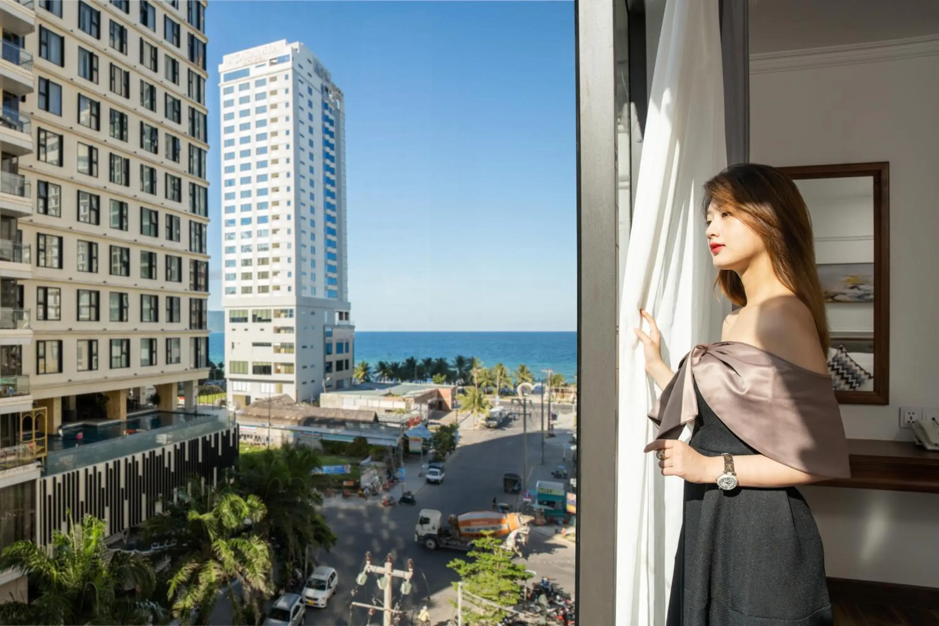 View (from property/room) in The Sail Hotel - My Khe Beach View (from property/room) in The Sail Hotel - My Khe Beach