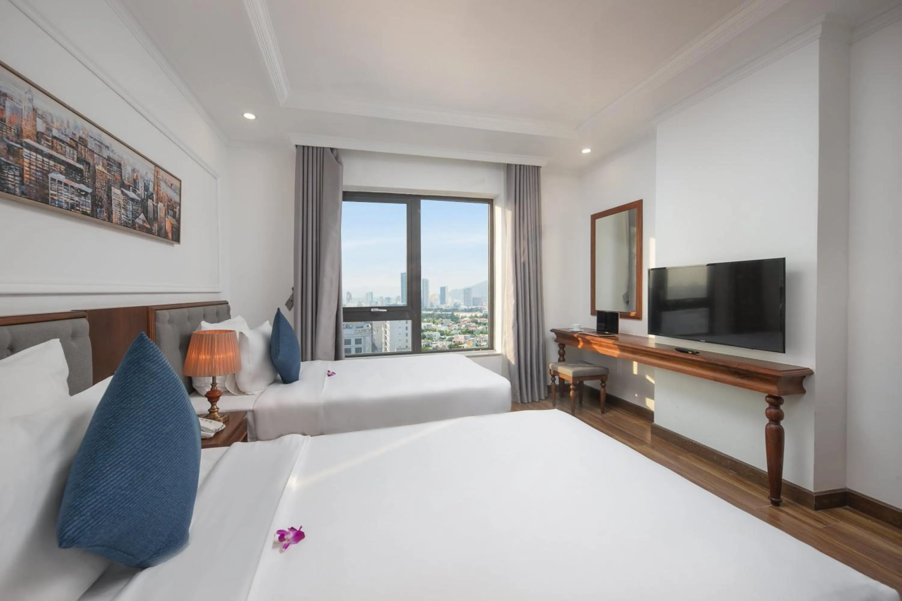 Photo of the whole room, Bed in The Sail Hotel - My Khe Beach