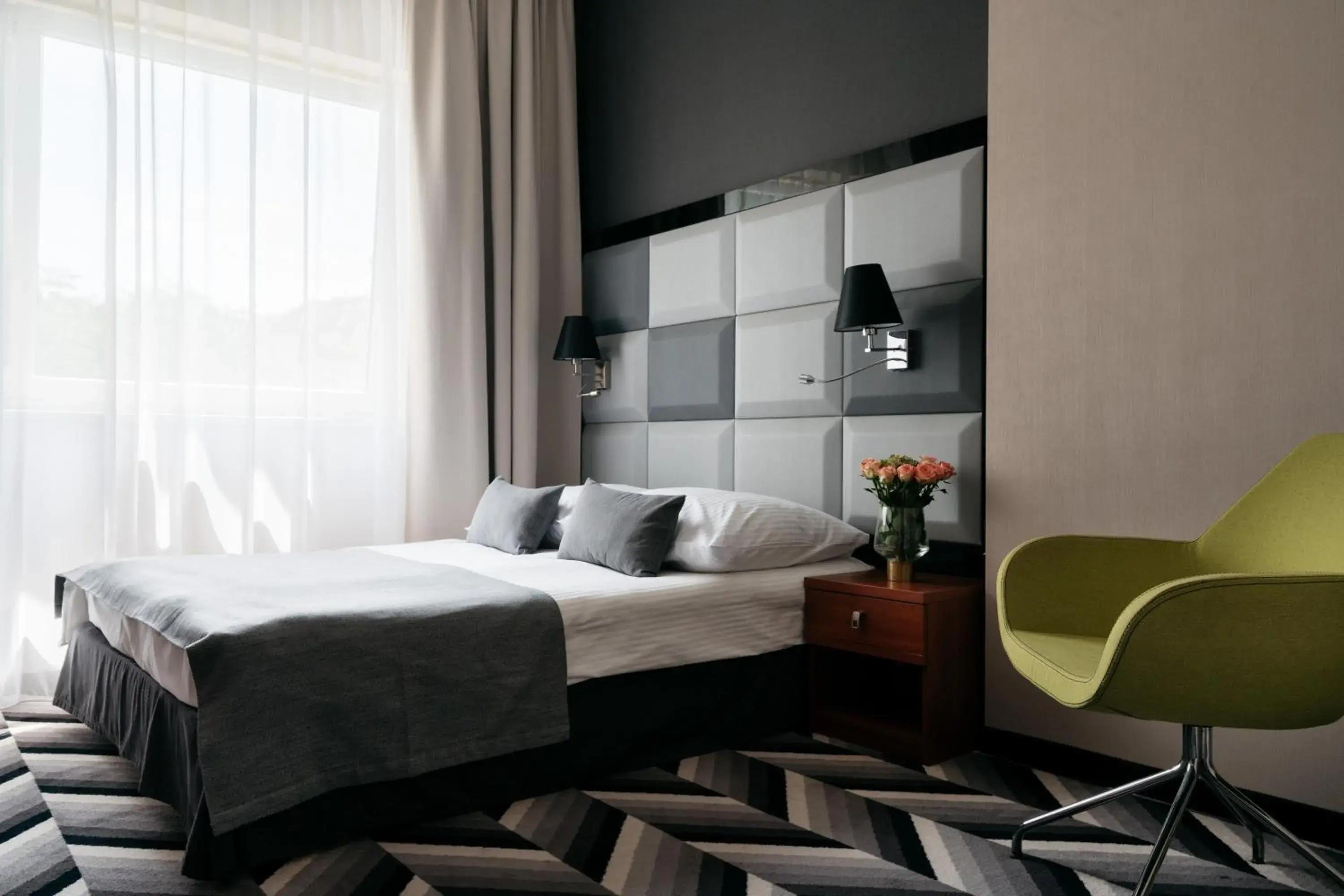 Bed in Hotel Apis Bed in Hotel Apis