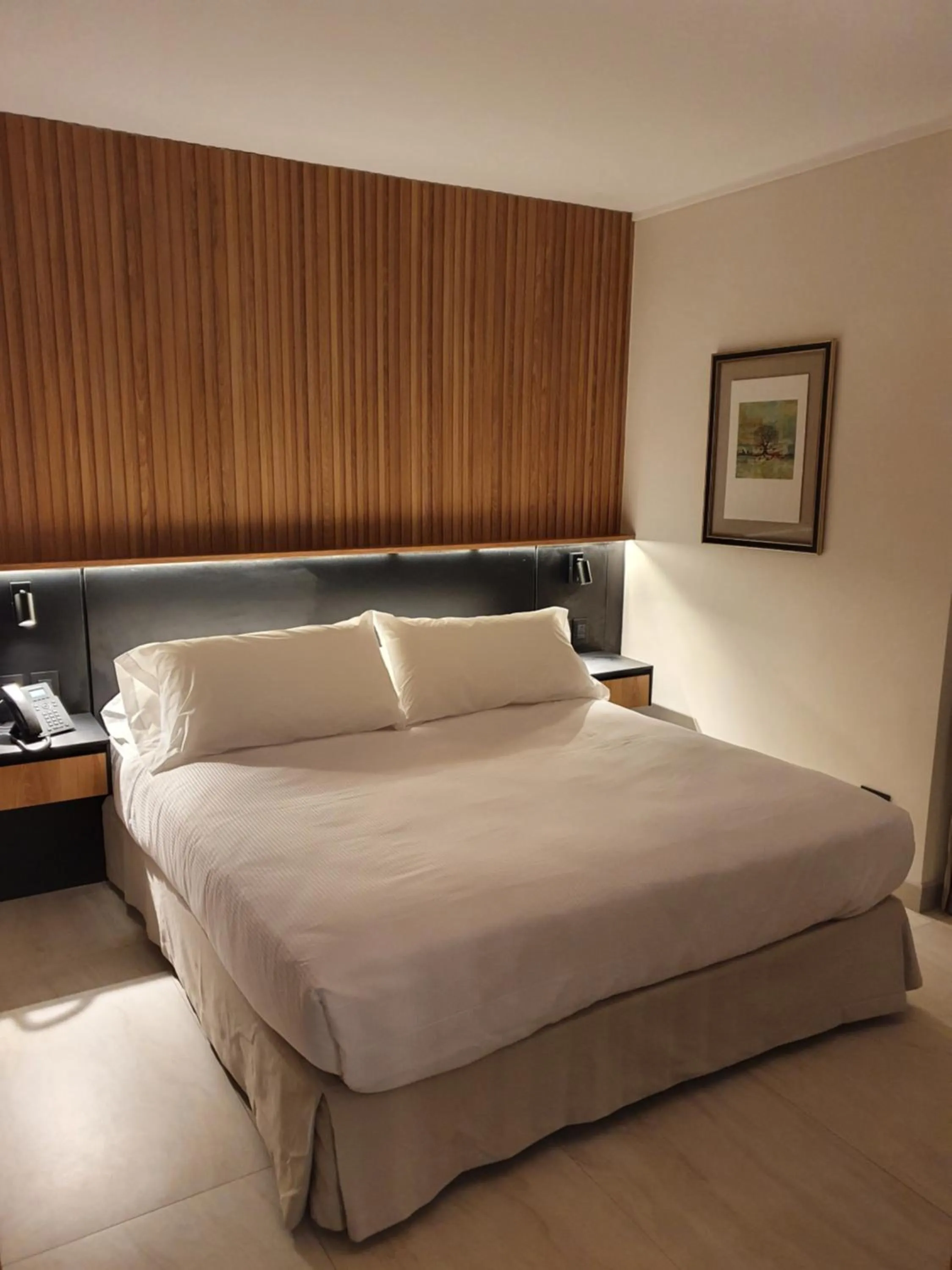 Bed in Lastarria Hotel