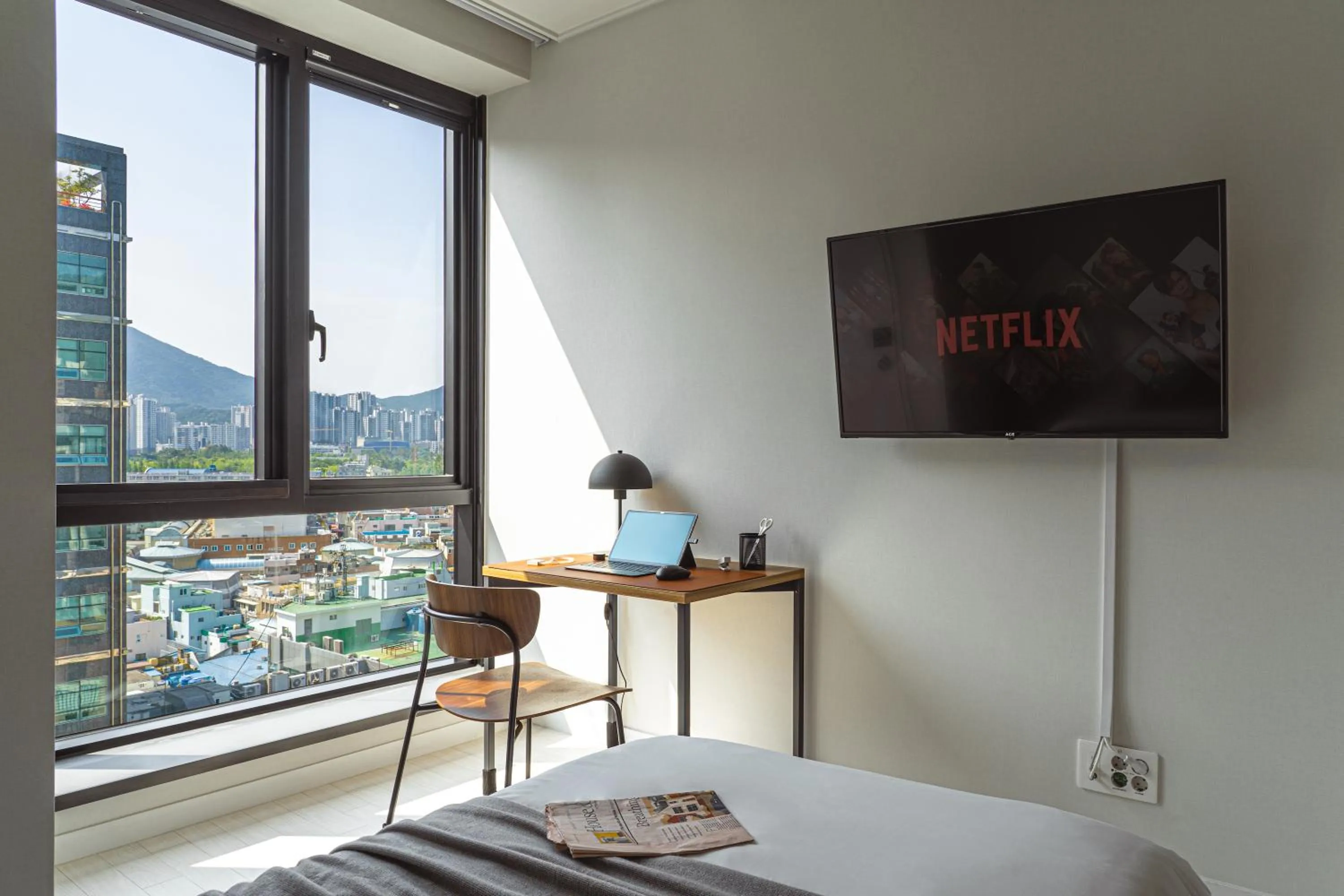 TV and multimedia, Bed in Urbanstay Seomyeon