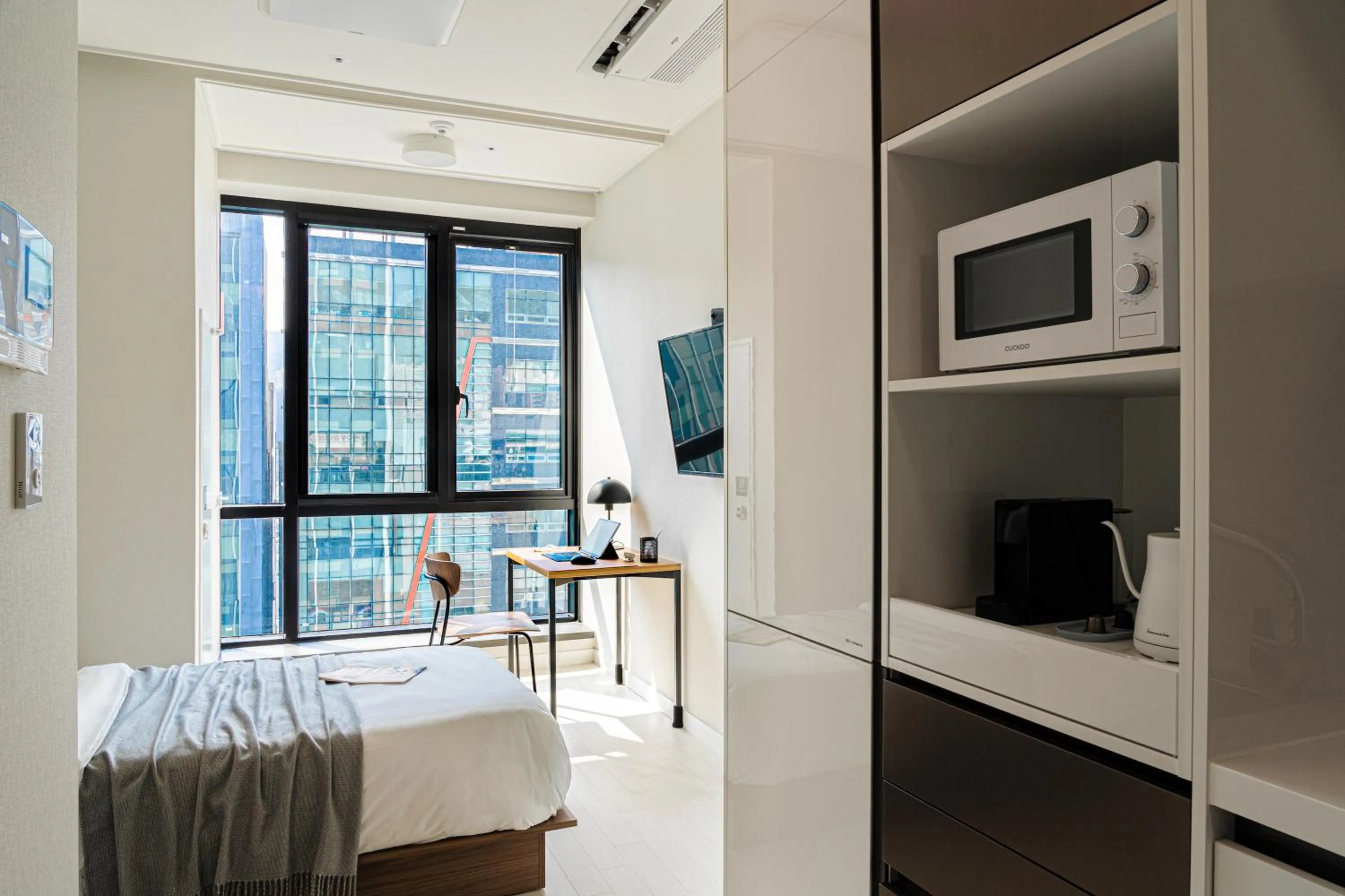 Bed in Urbanstay Seomyeon