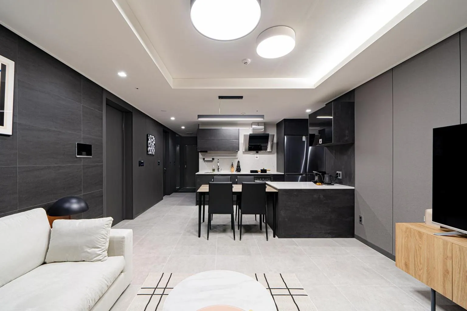 kitchen in Le Collective Busan Gijang