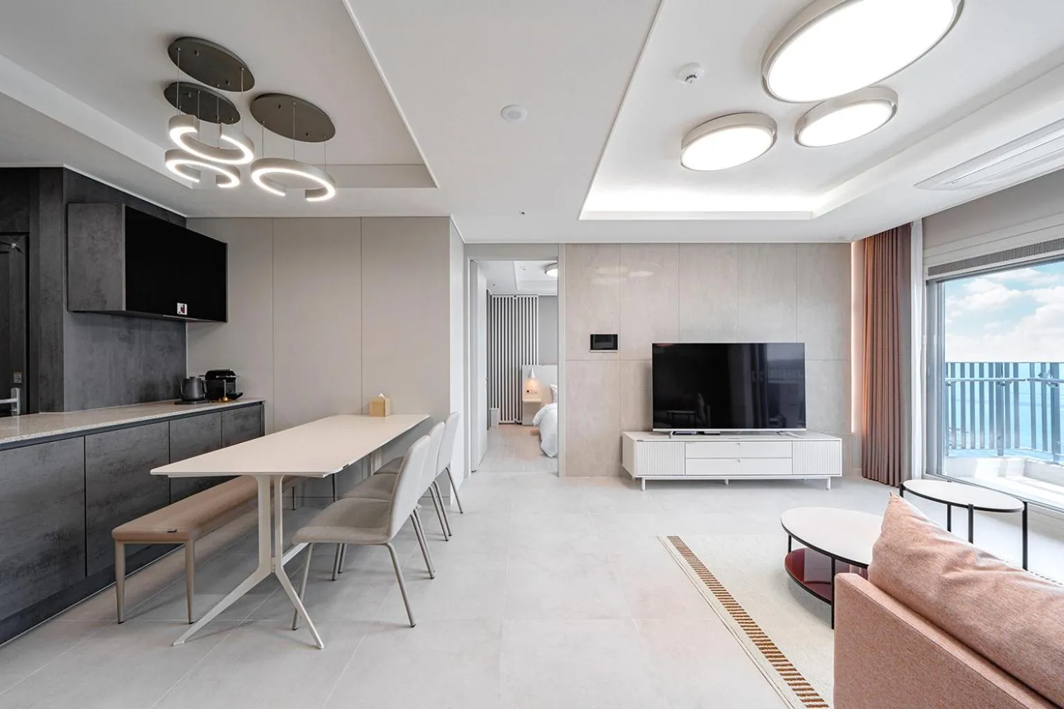 Living room in Le Collective Busan Gijang