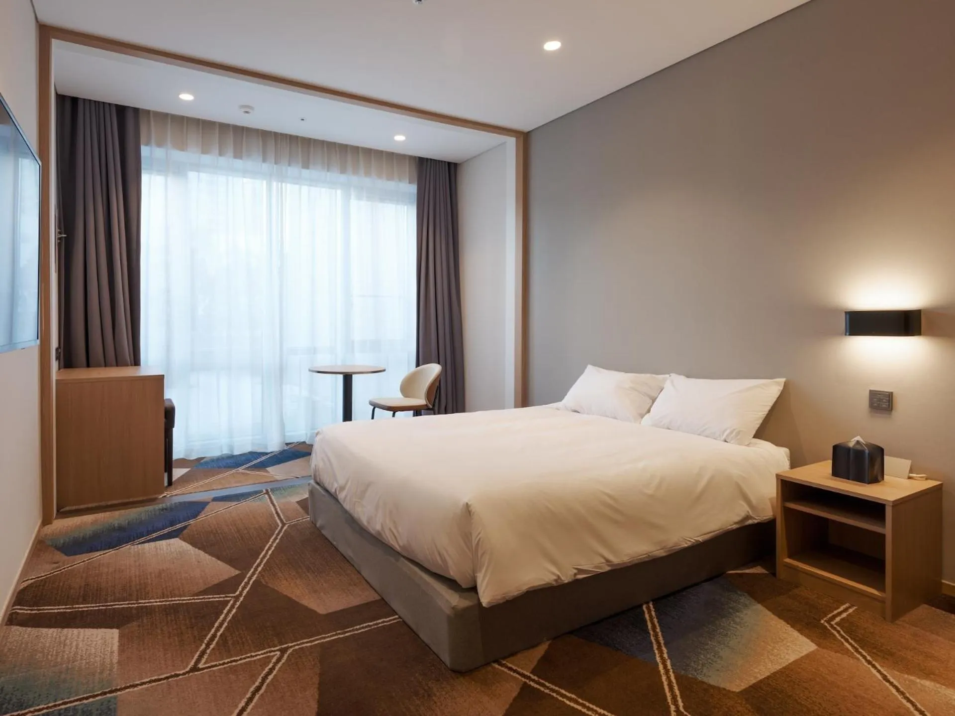 Bed in Urbanstay Residence Dongtan