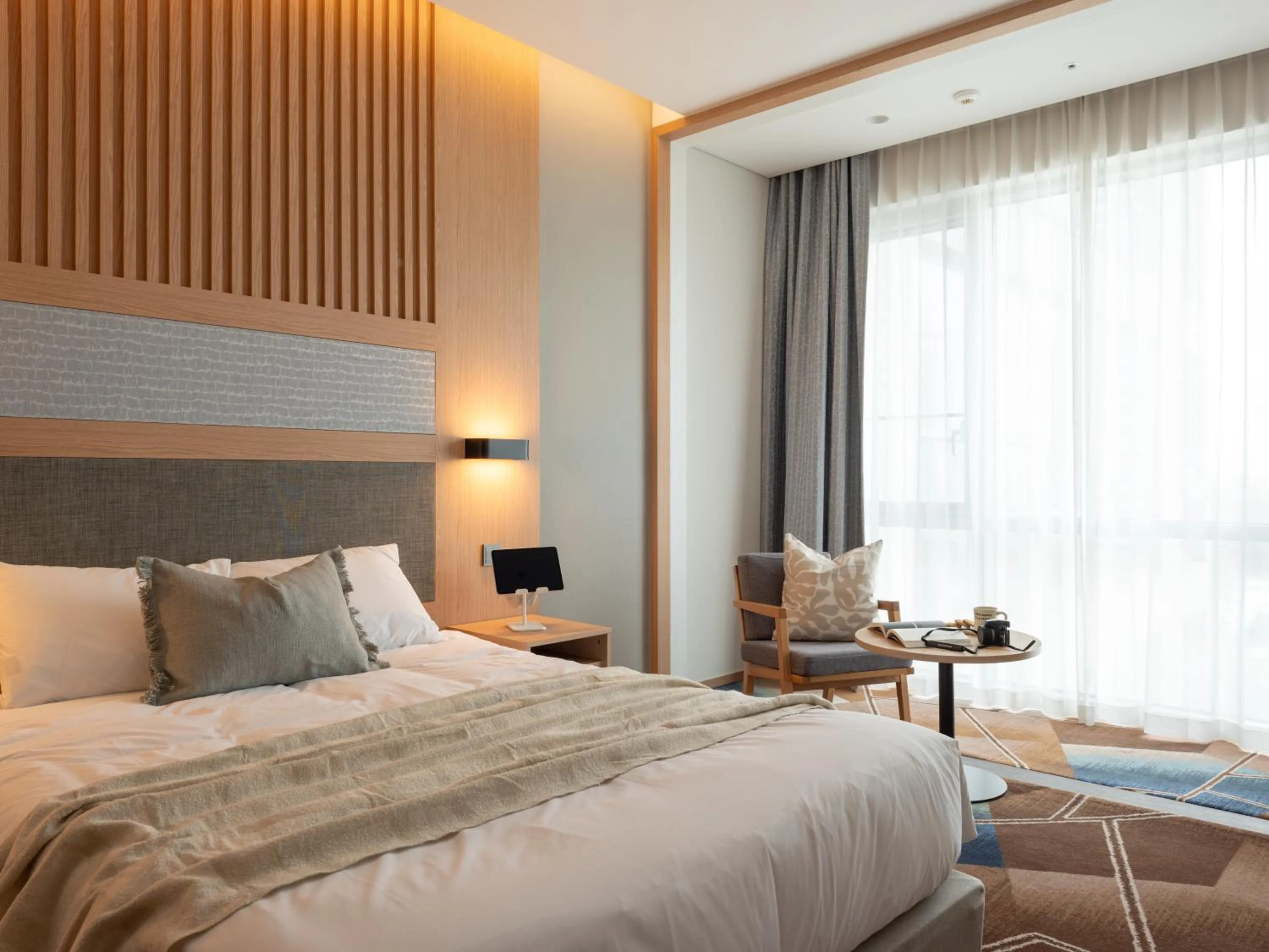 Bed in Urbanstay Residence Dongtan