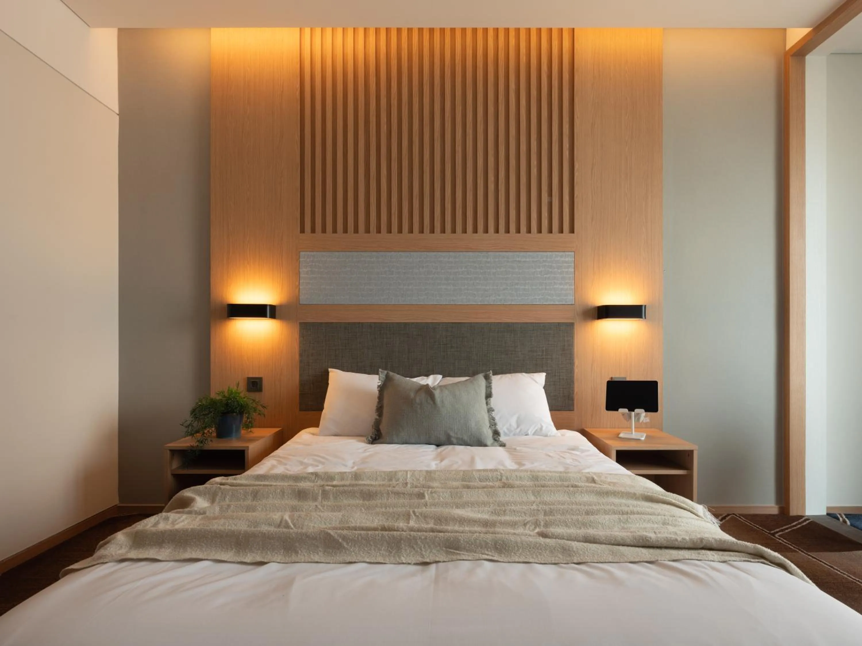 Bed in Urbanstay Residence Dongtan