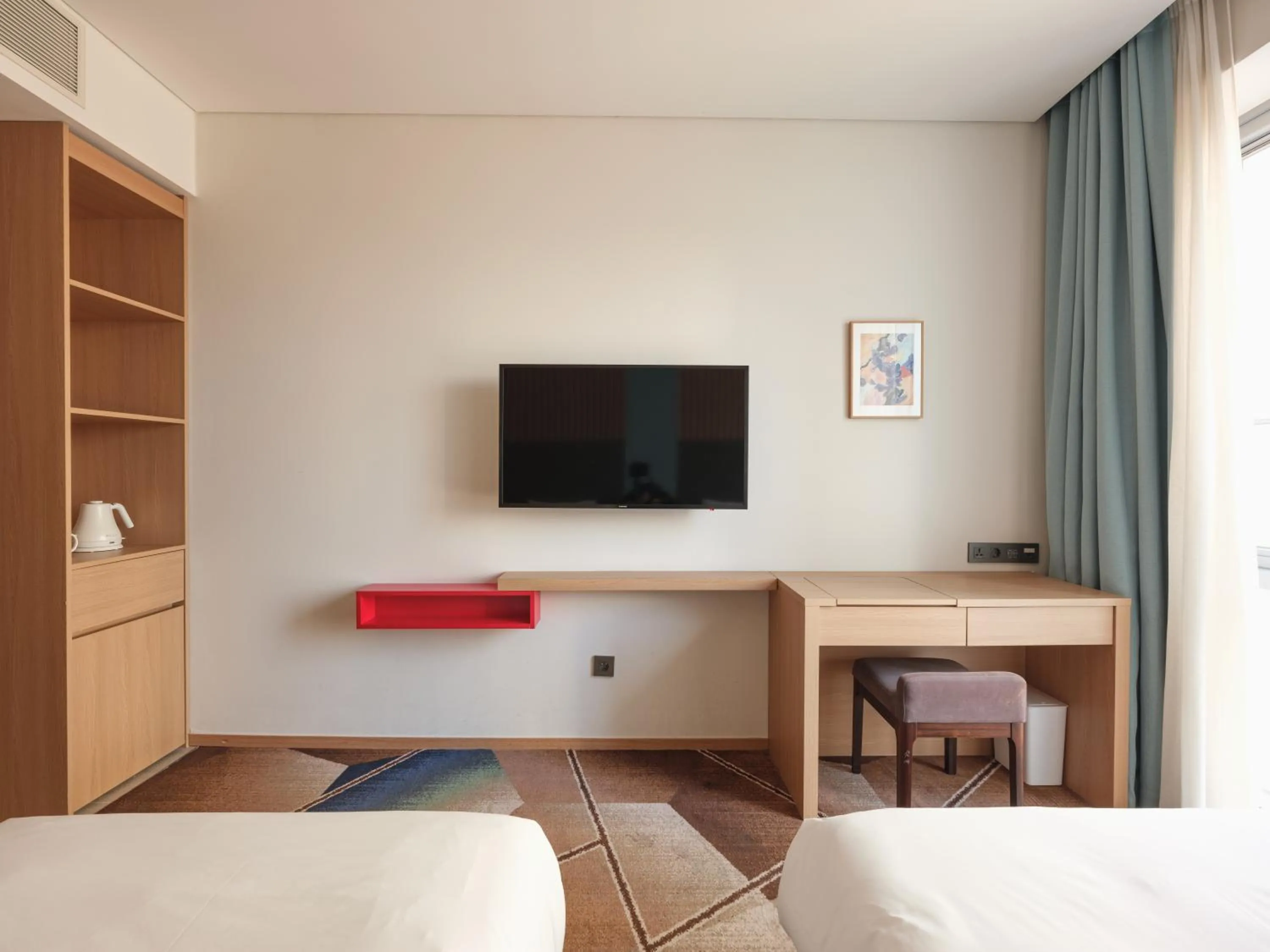 TV and multimedia, Bed in Urbanstay Residence Dongtan