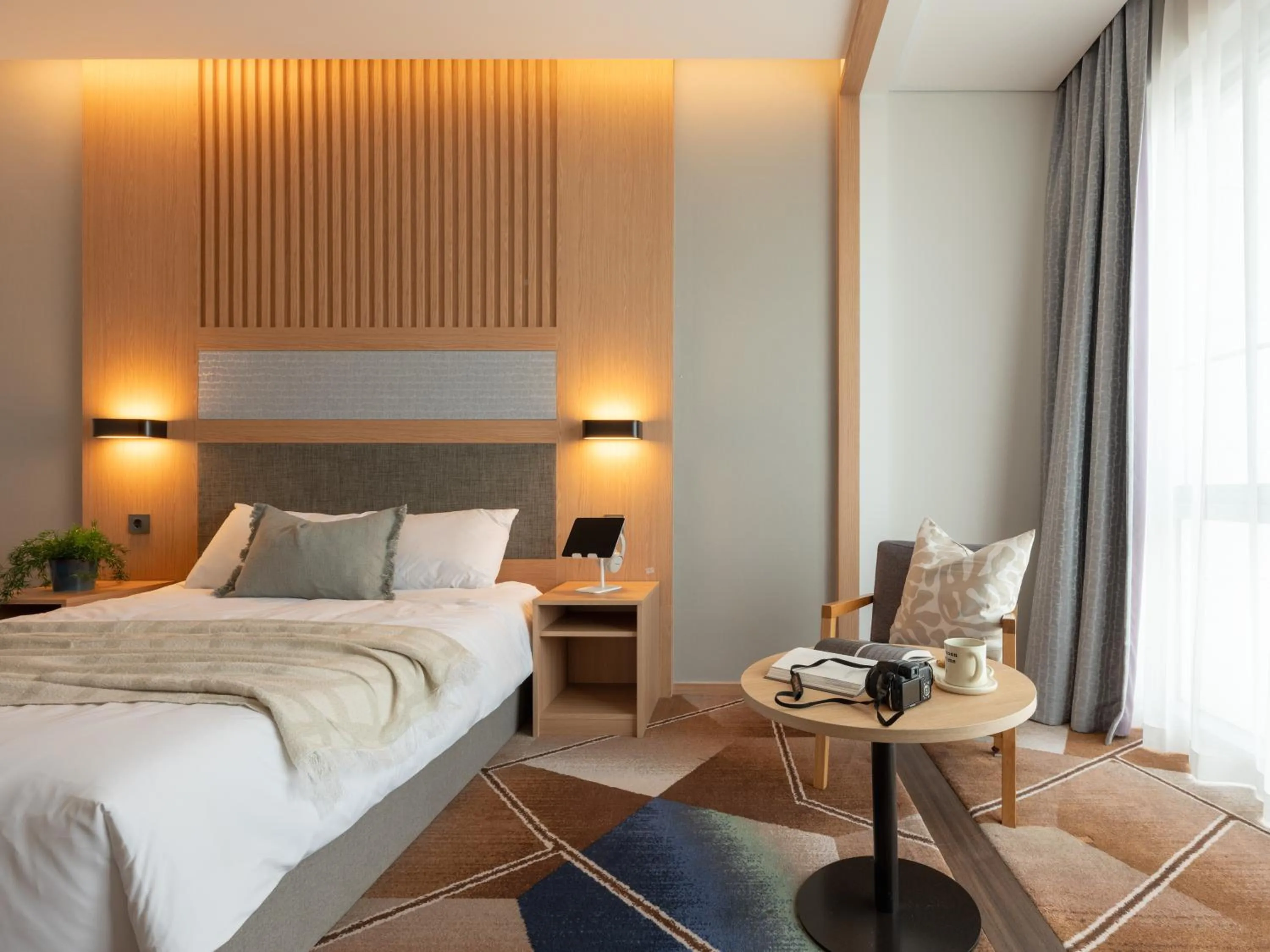 Bed in Urbanstay Residence Dongtan