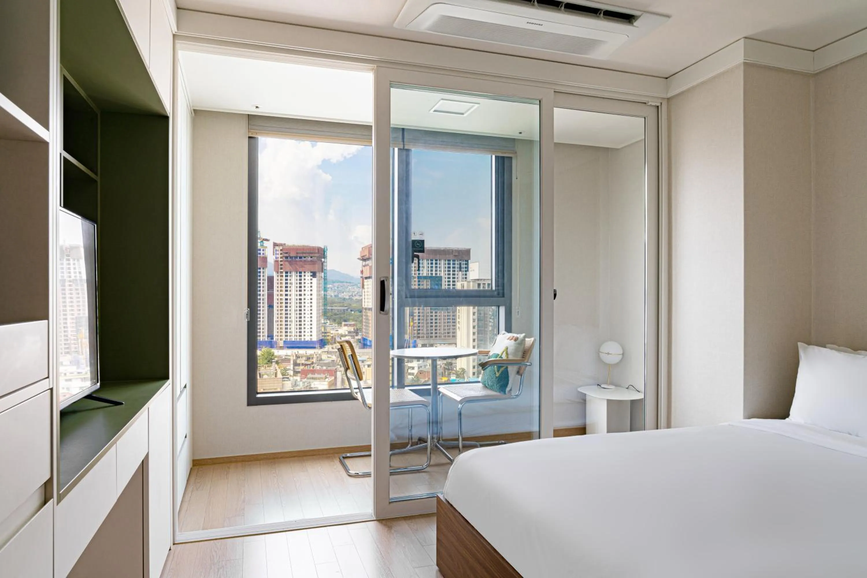 Bed in Urbanstay Myeongdong