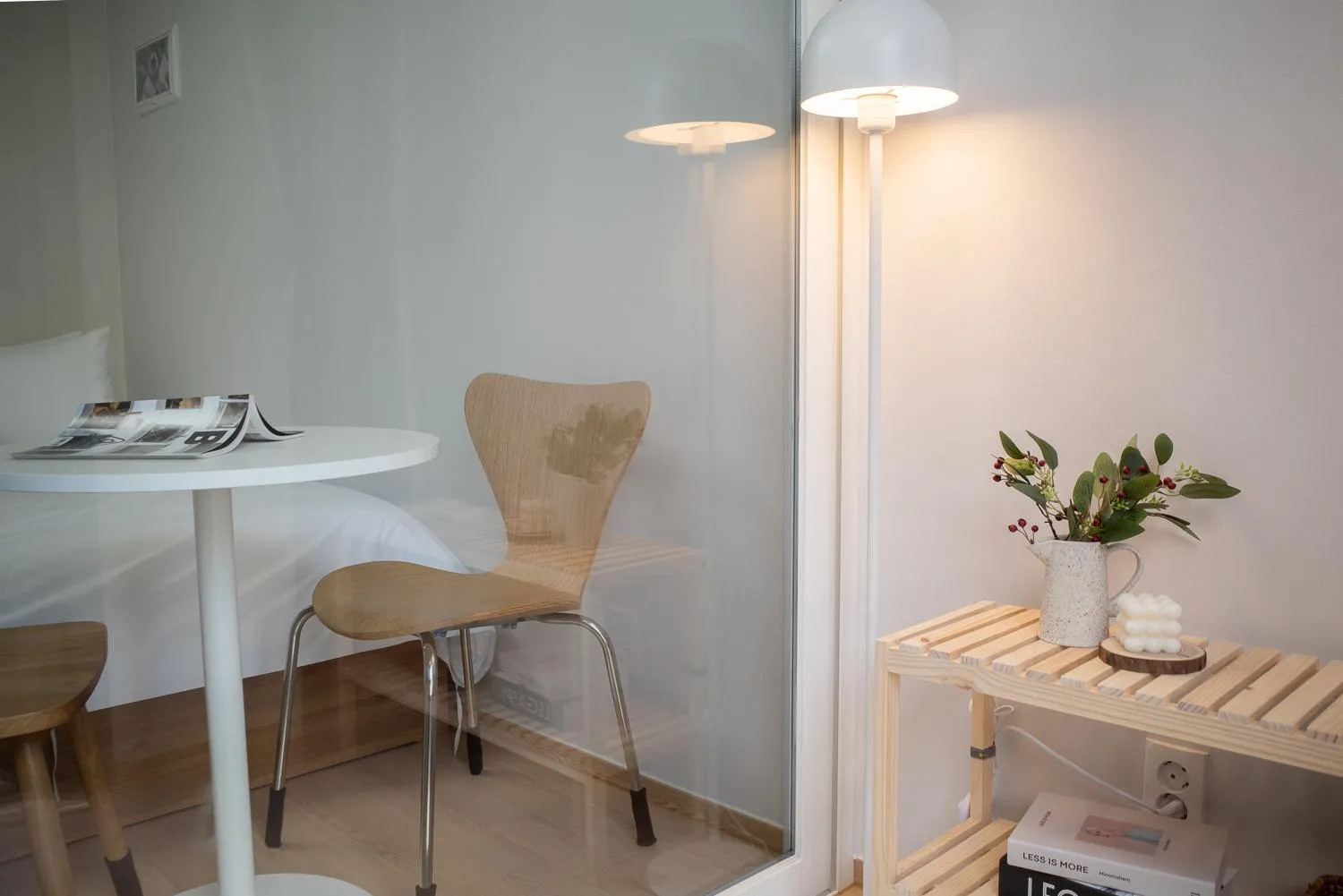 Seating area in Urbanstay Myeongdong