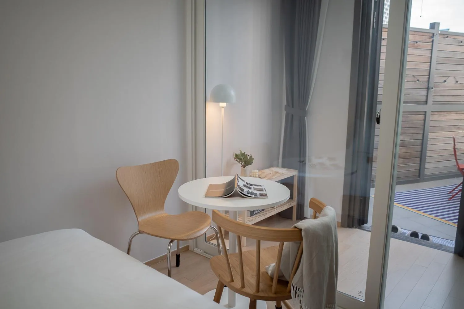 Seating area, Bed in Urbanstay Myeongdong