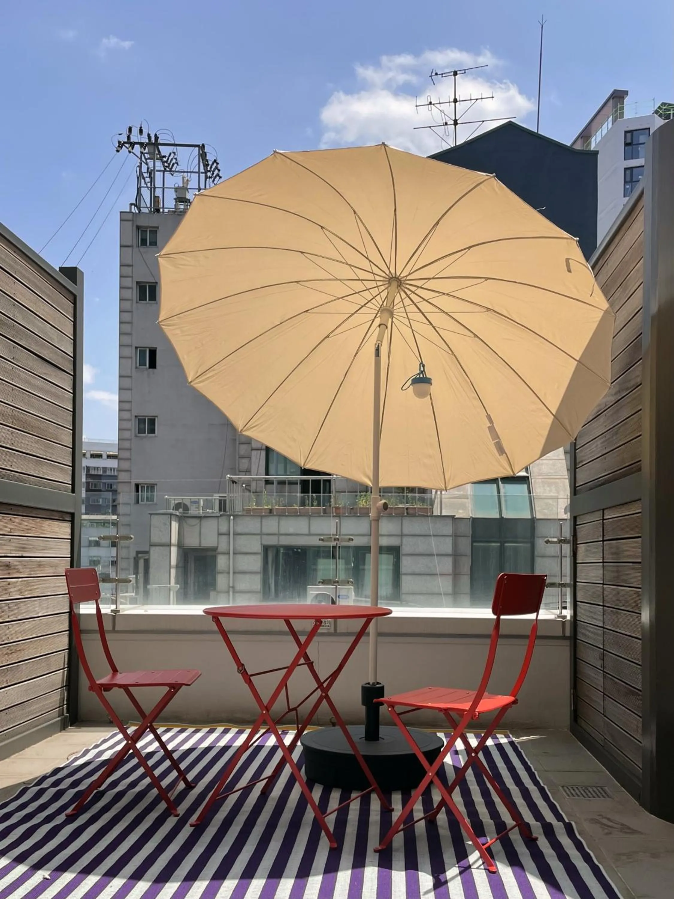 Balcony/Terrace in Urbanstay Myeongdong