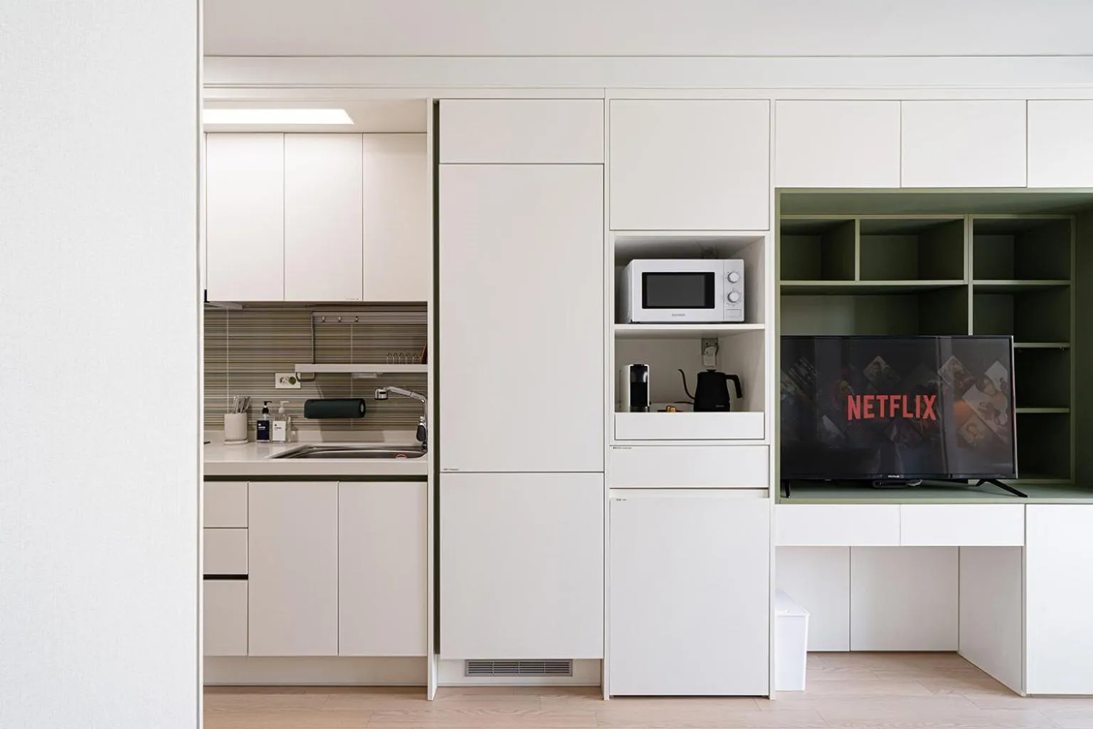 Kitchen or kitchenette in Urbanstay Myeongdong