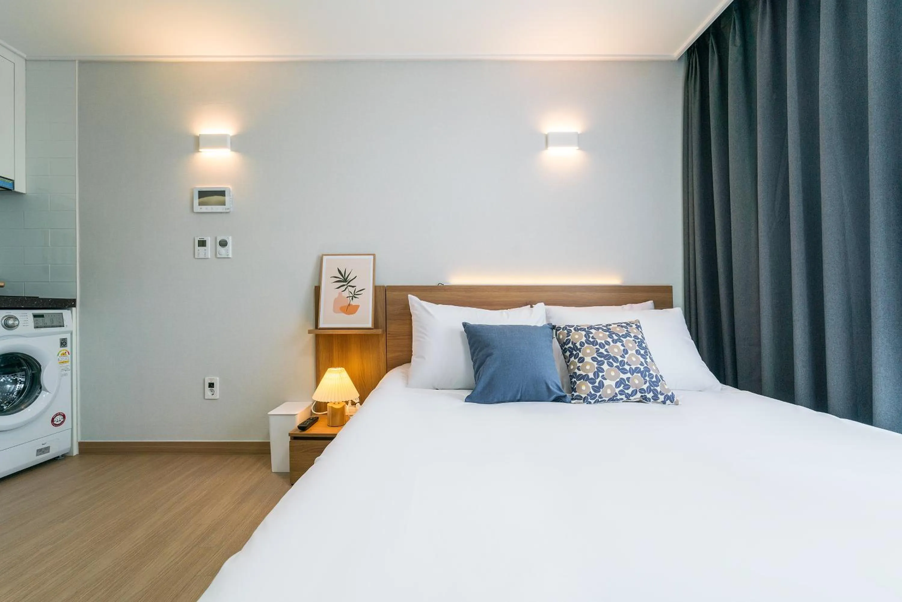 Bed in Urbanstay Jeju Airport