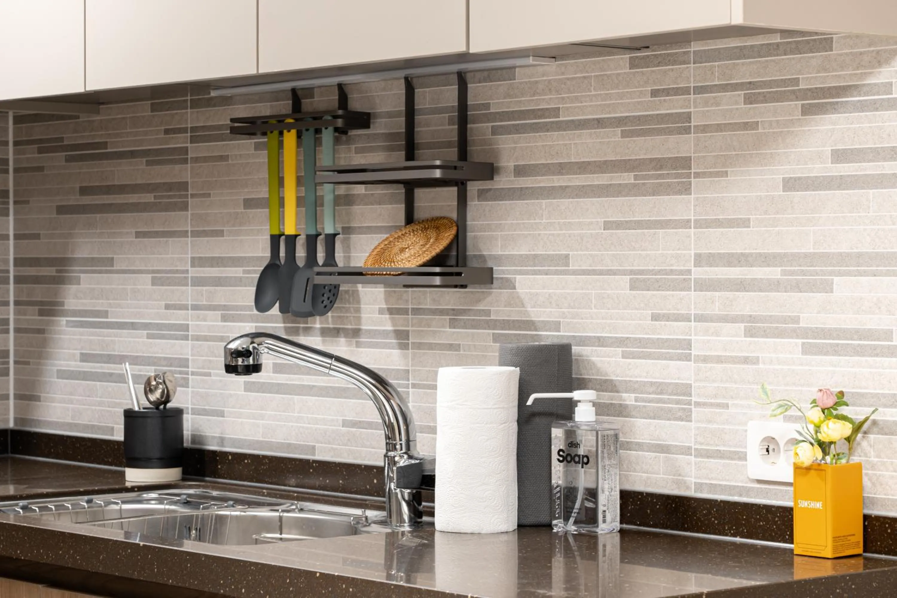 Kitchen or kitchenette in Urbanstay Sokcho beach C