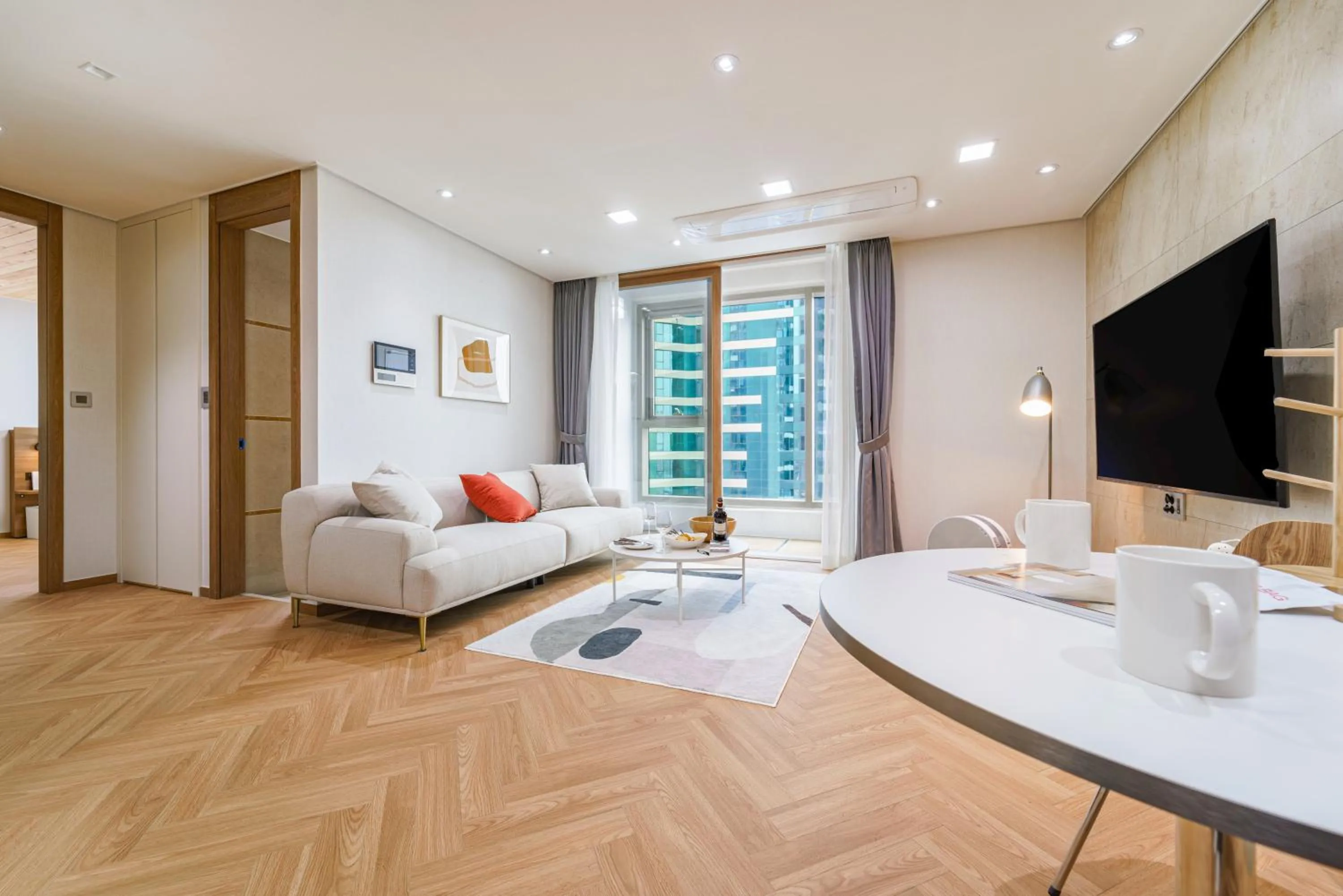 Living room in Le Collective Busan station