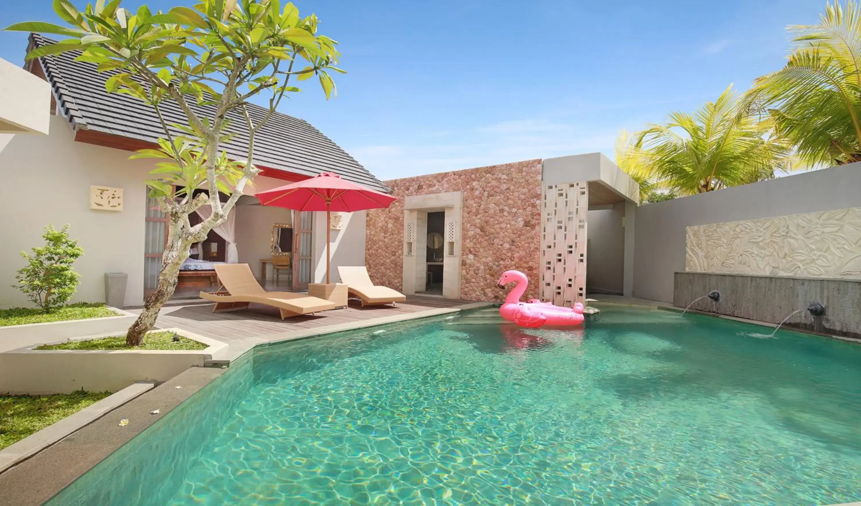 sunbed in Vivara Bali Private Pool Villas & Spa Retreat sunbed in Vivara Bali Private Pool Villas & Spa Retreat