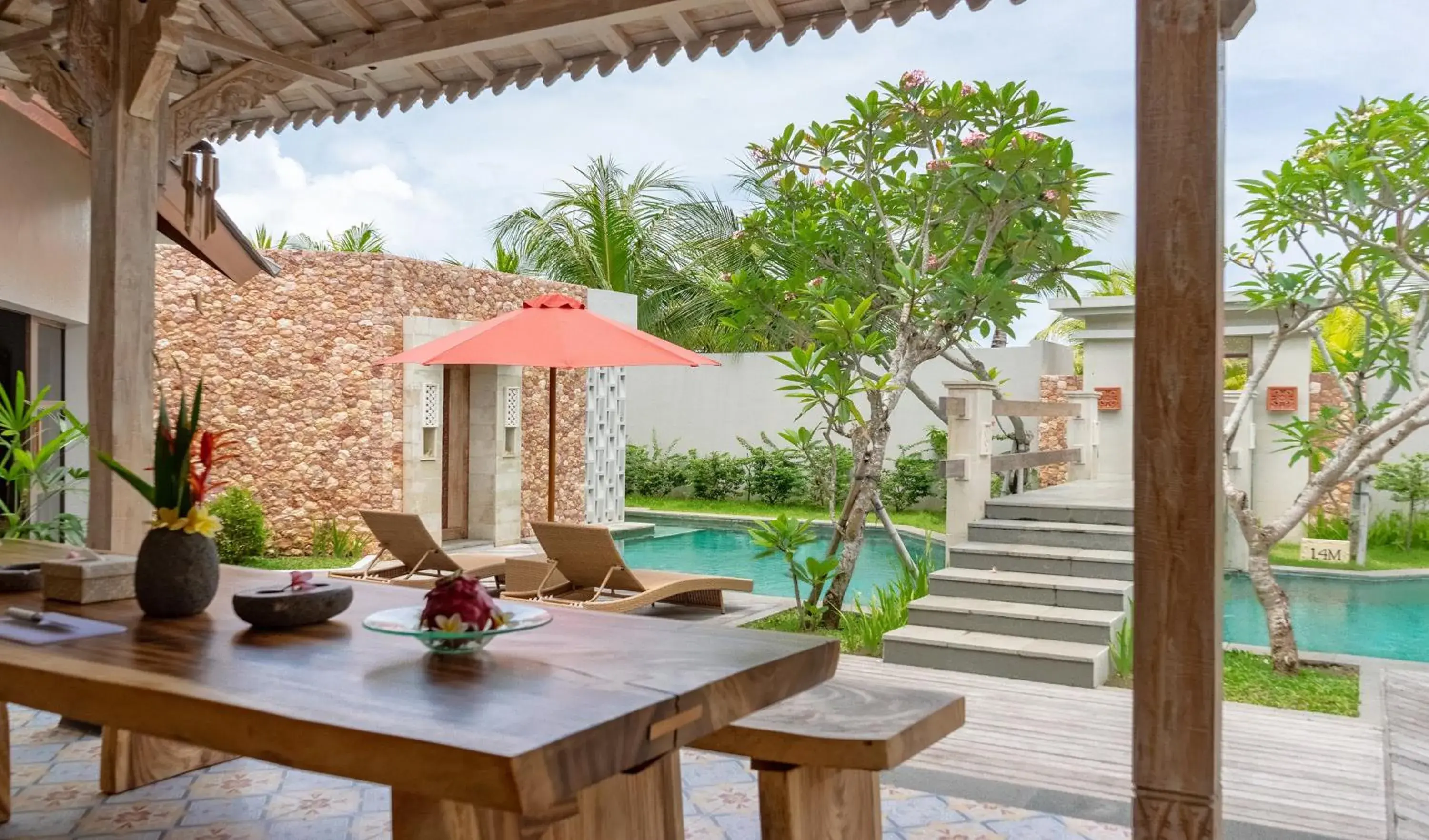 Pool view in Vivara Bali Private Pool Villas & Spa Retreat Pool view in Vivara Bali Private Pool Villas & Spa Retreat