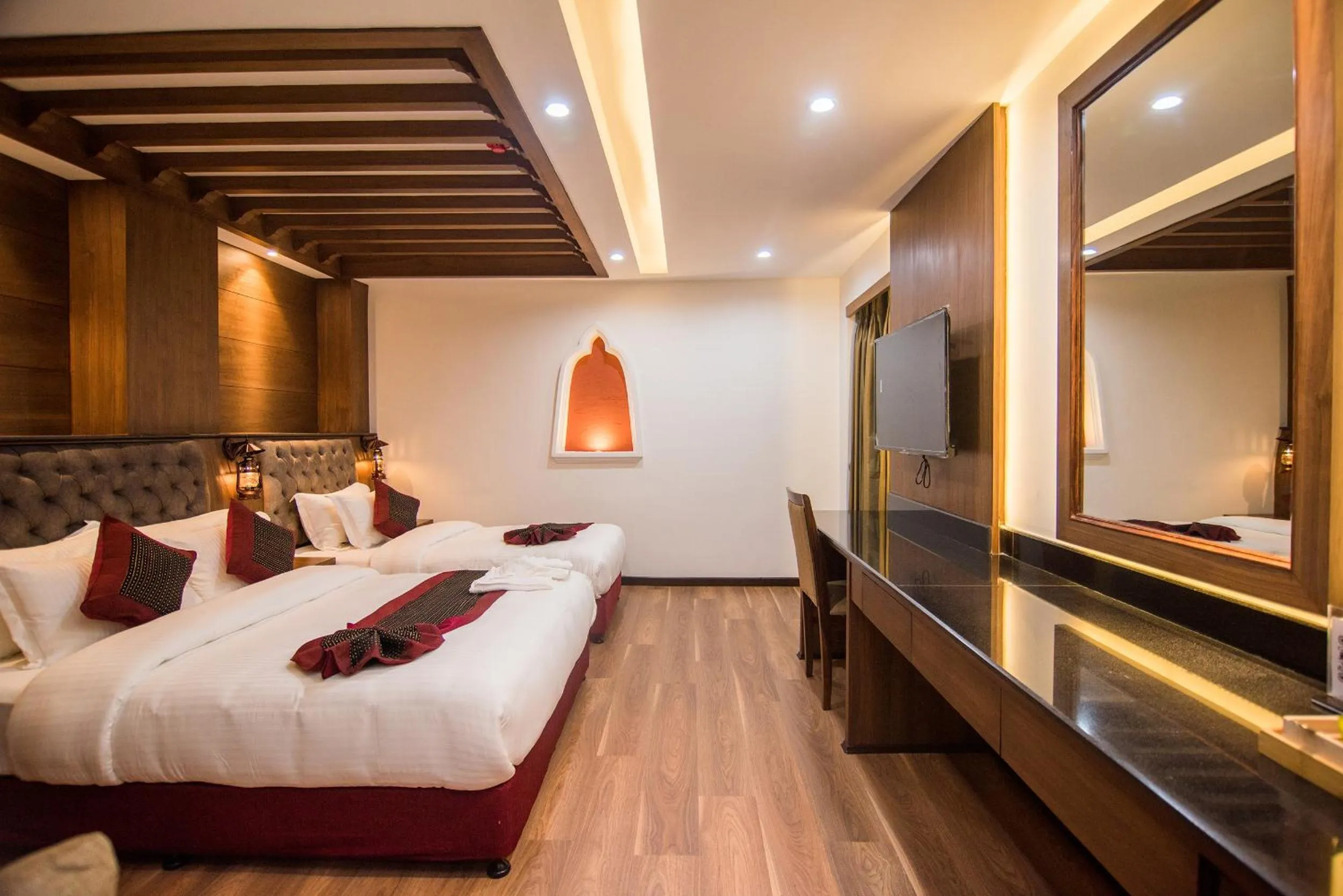 Bed in Everest Boutique Hotel